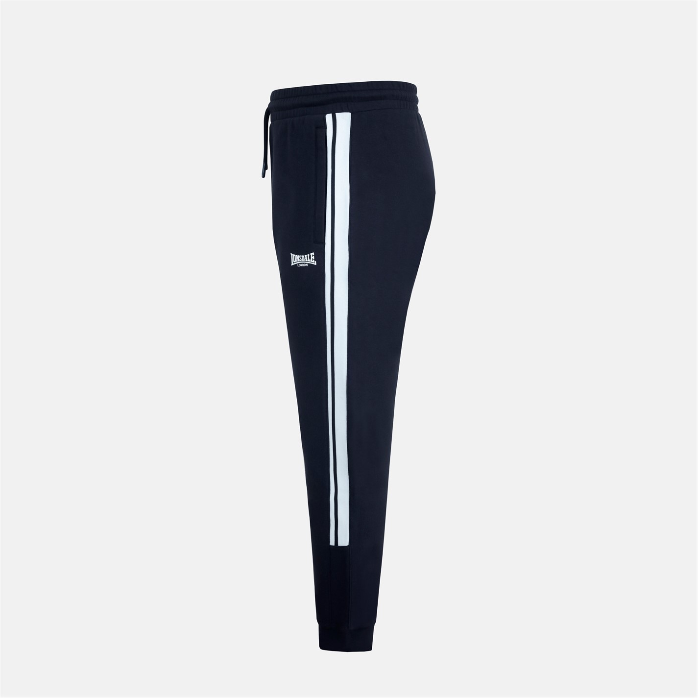Tepláky Lonsdale Black 3760456 Mens Closed Hem Fleece Joggers - 4