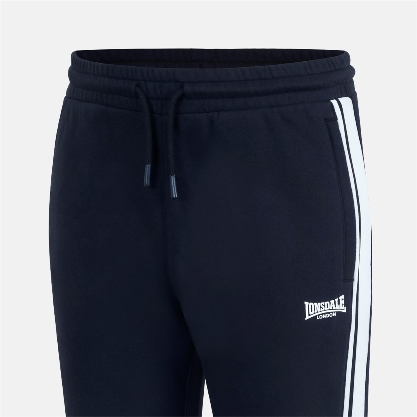 Tepláky Lonsdale Black 3760456 Mens Closed Hem Fleece Joggers - 5