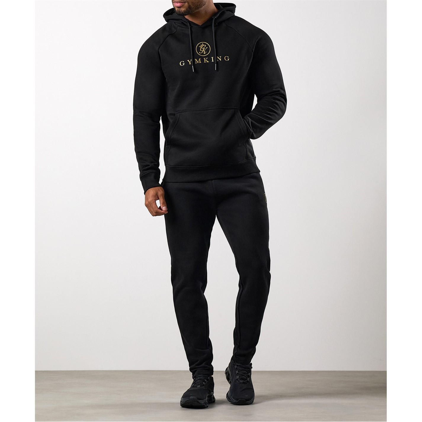 Tepláky True Religion Jet Black 8985196 Men's Cotton Open Hem Joggers - 6