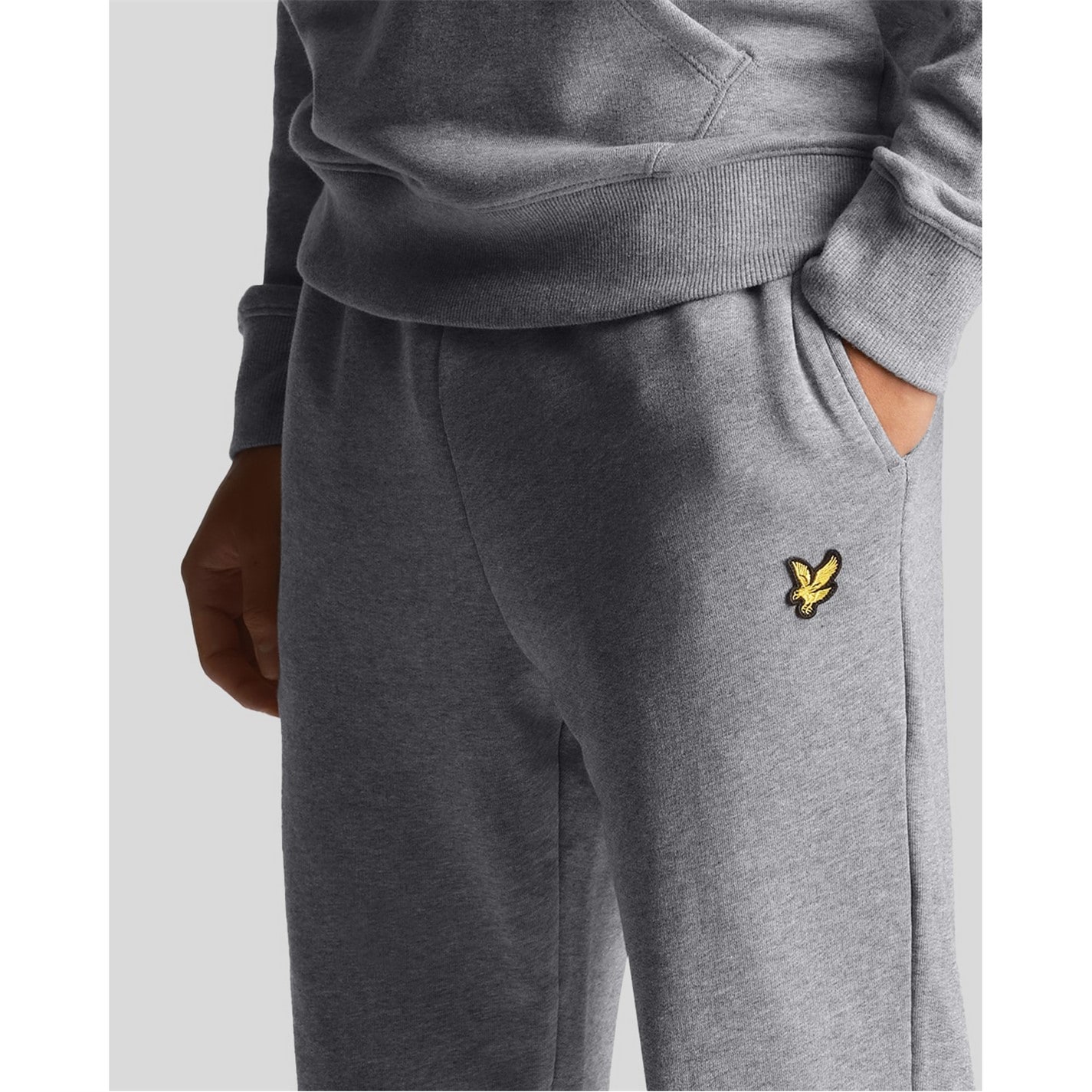 Tepláky Lyle and Scott Mid Grey T28 6541158 Skinny Cuff Sweat Pants - 2