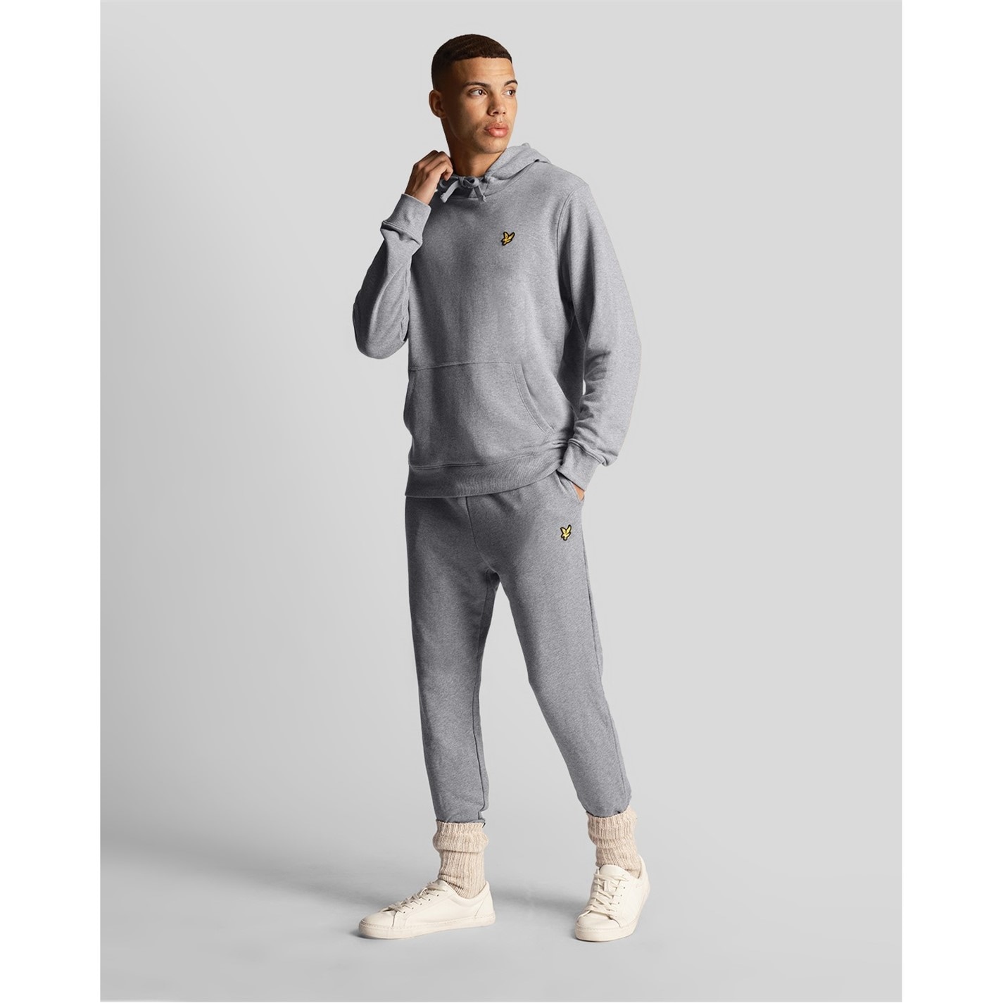 Tepláky Lyle and Scott Mid Grey T28 6541158 Skinny Cuff Sweat Pants - 4