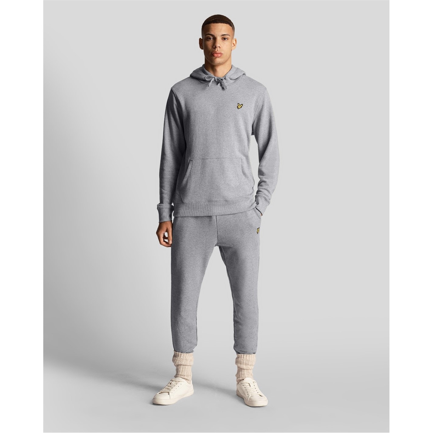 Tepláky Lyle and Scott Mid Grey T28 6541158 Skinny Cuff Sweat Pants - 5