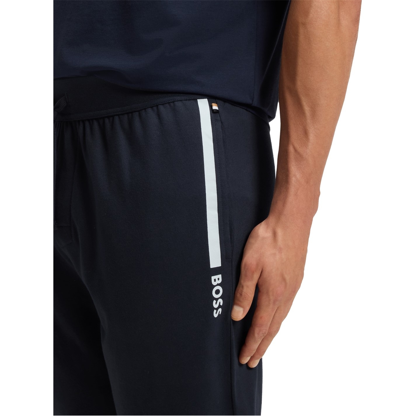 Tepláky Boss Dark Blue 404 2586216 Logo Tapered Jogging Bottoms - 3