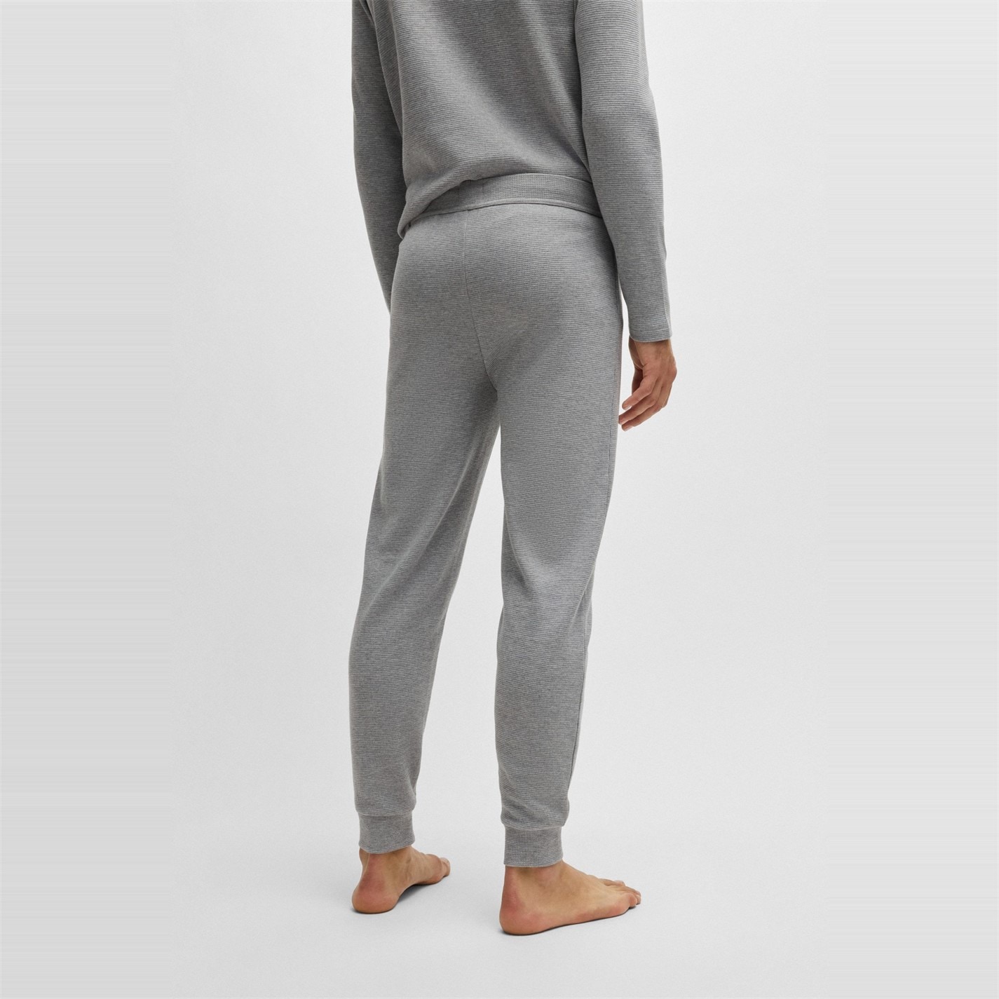 Tepláky Boss Grey 6910440 Men's BW Waffle Jogging Bottoms - 3