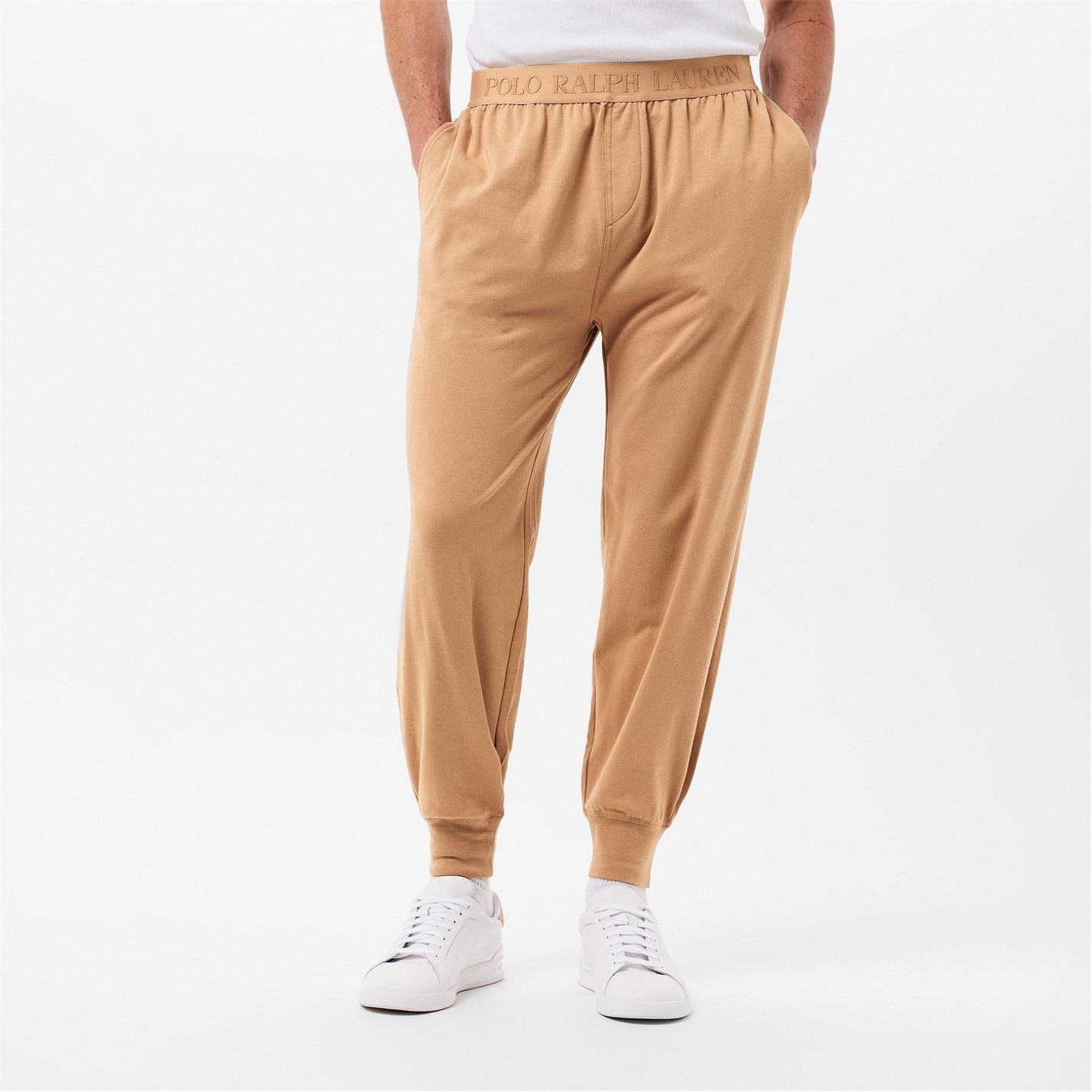 Tepláky Polo Ralph Lauren Classic Camel 6208164 Men's Tonal Taped Closed Hem Jersey Joggers - 3