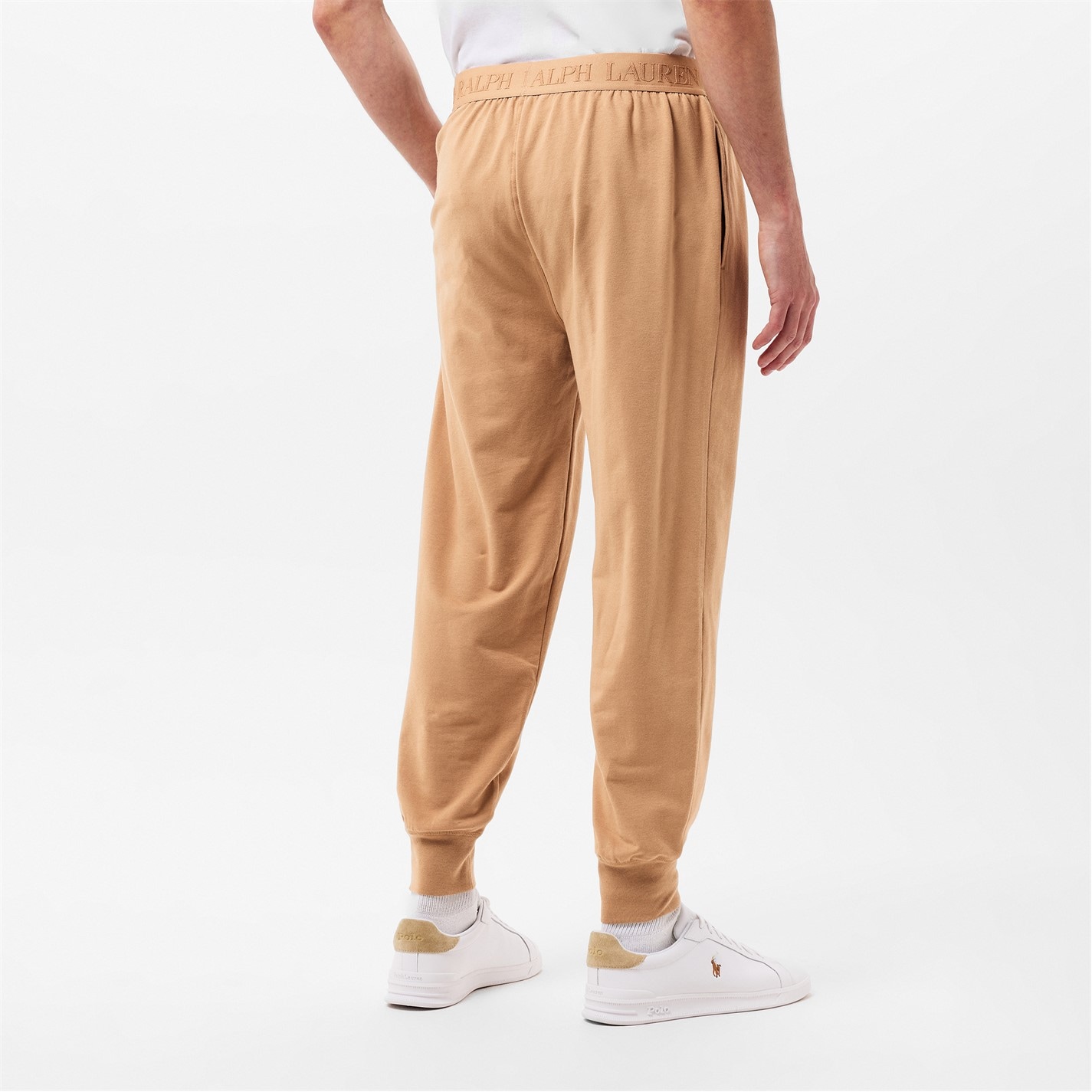 Tepláky Polo Ralph Lauren Classic Camel 6208164 Men's Tonal Taped Closed Hem Jersey Joggers - 4