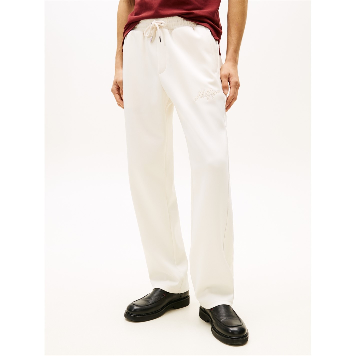 Tepláky Tommy Hilfiger Ivory Petal 7162952 Men's Open Hem Fleece Joggers - 2