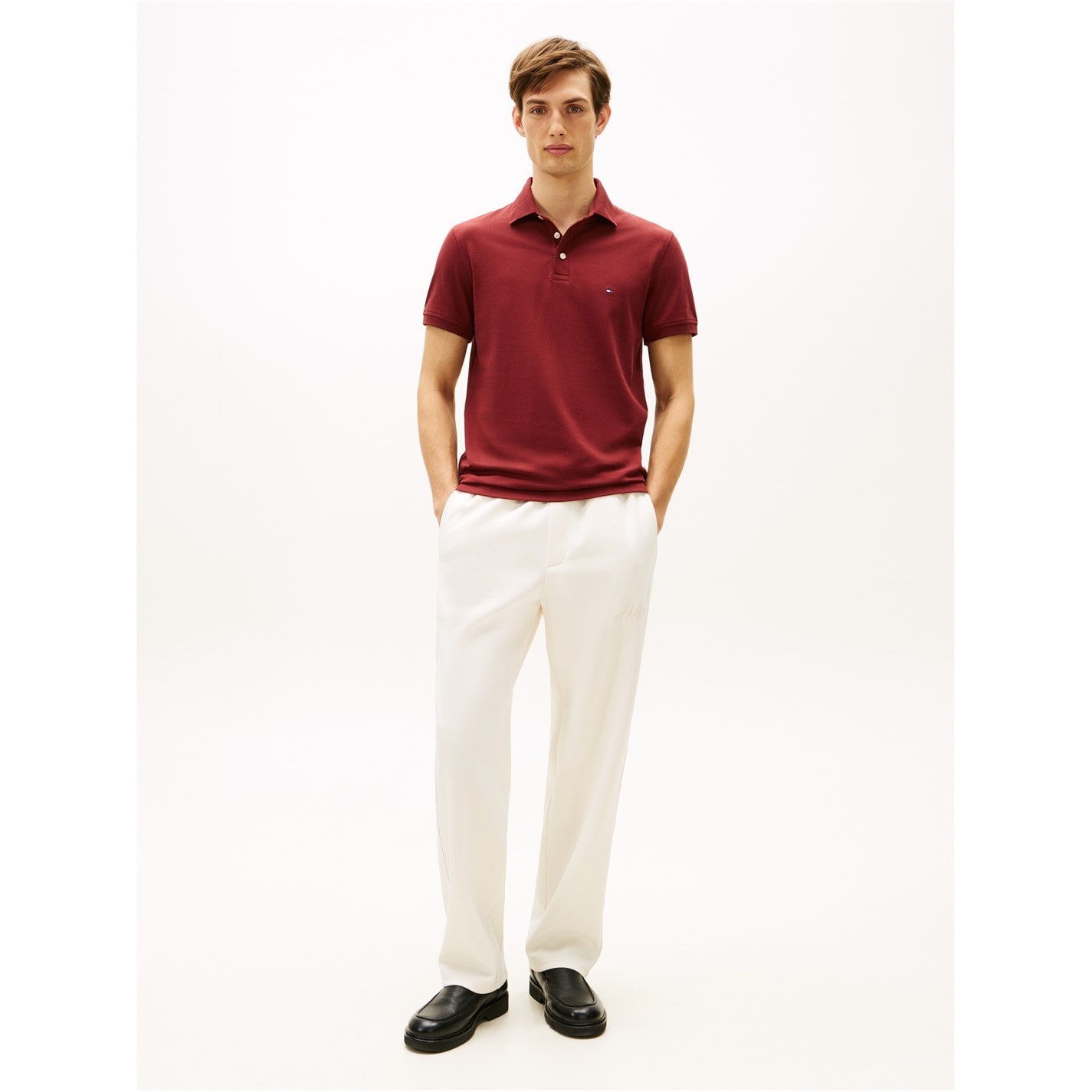Tepláky Tommy Hilfiger Ivory Petal 7162952 Men's Open Hem Fleece Joggers - 4
