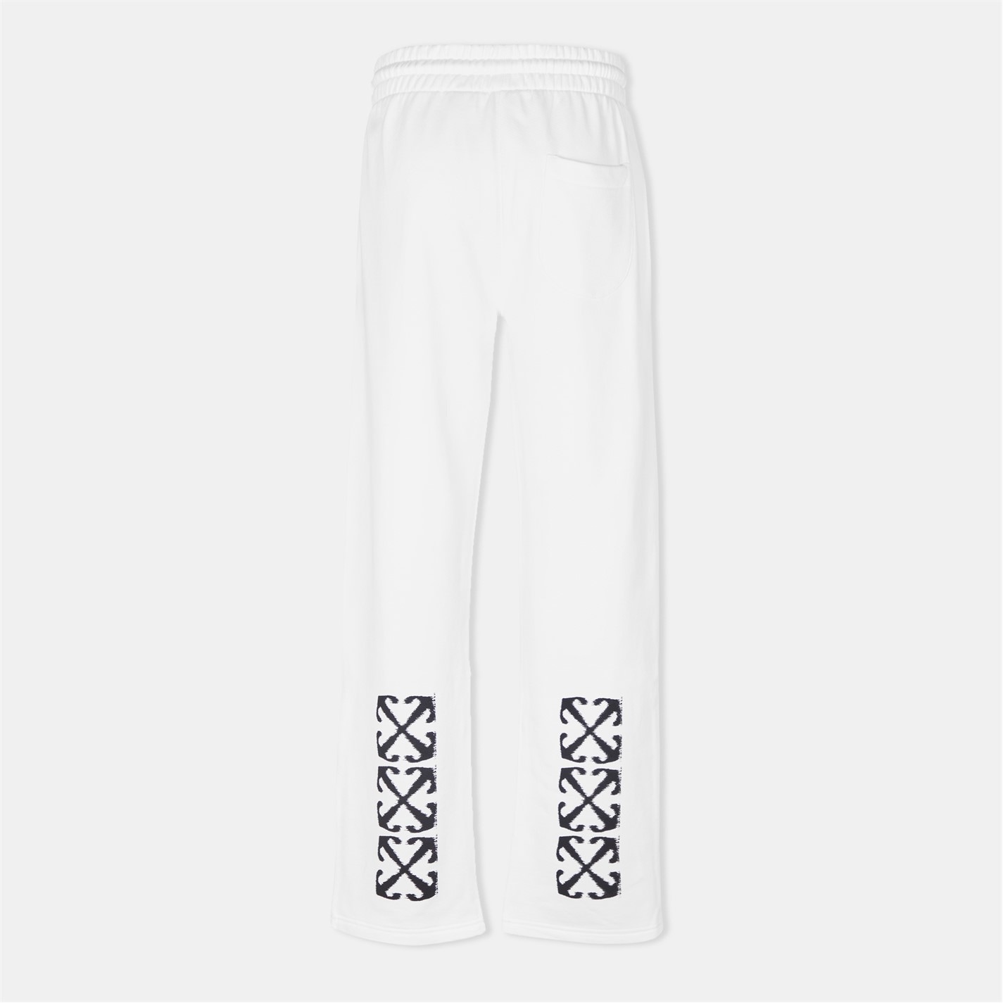 Tepláky Off White White-Black 6943003 Men's Arrow Fleece Closed Hem Joggers - 2