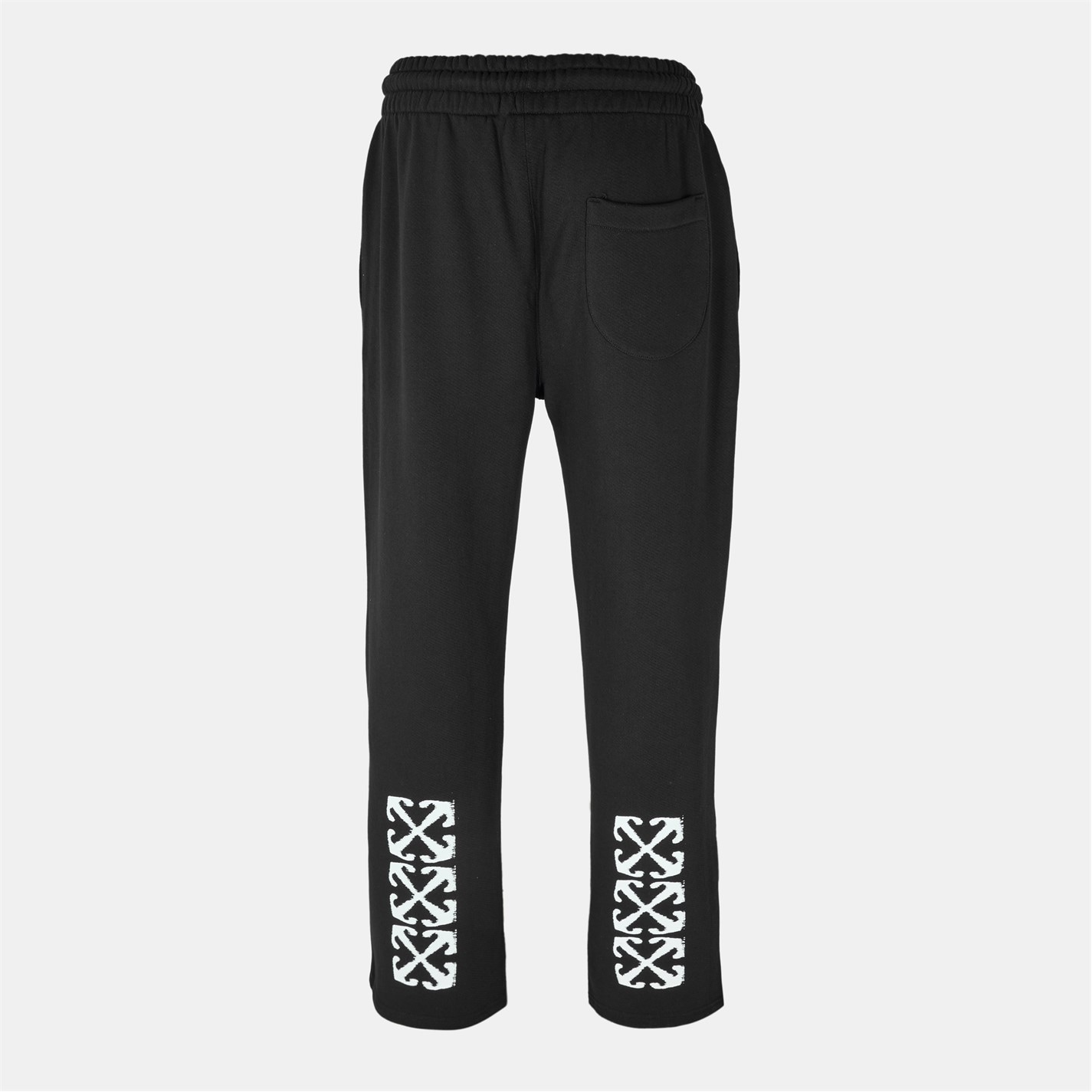 Tepláky Off White Black-White 479617 Men's Arrow Fleece Closed Hem Joggers - 2
