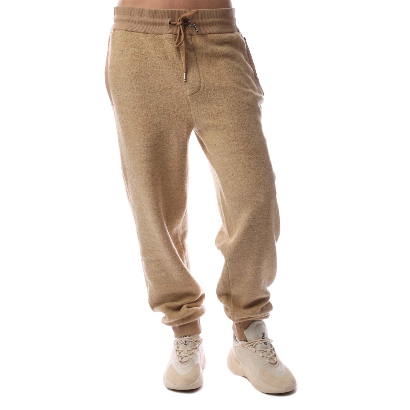 Tepláky Boss Beige 894972 Men's Cuffed Fleece Joggers - 1