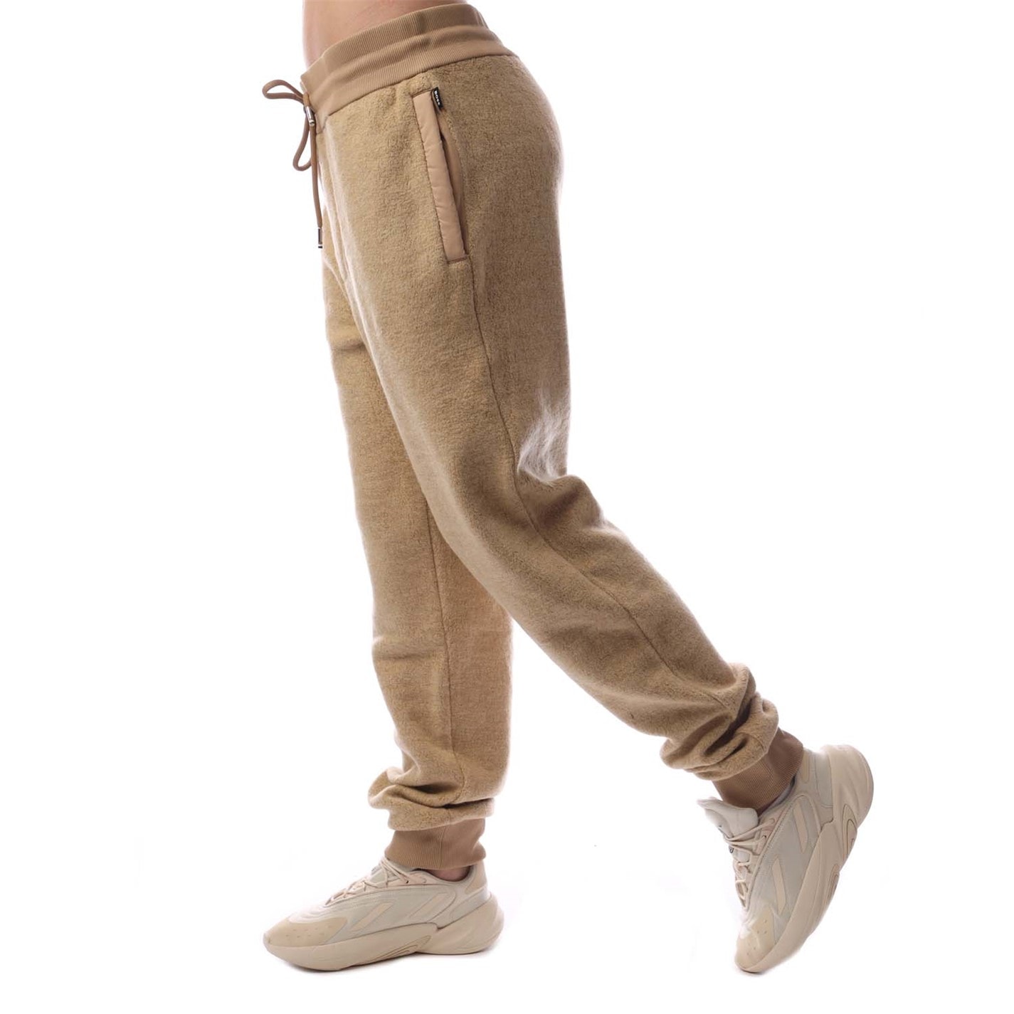 Tepláky Boss Beige 894972 Men's Cuffed Fleece Joggers - 2