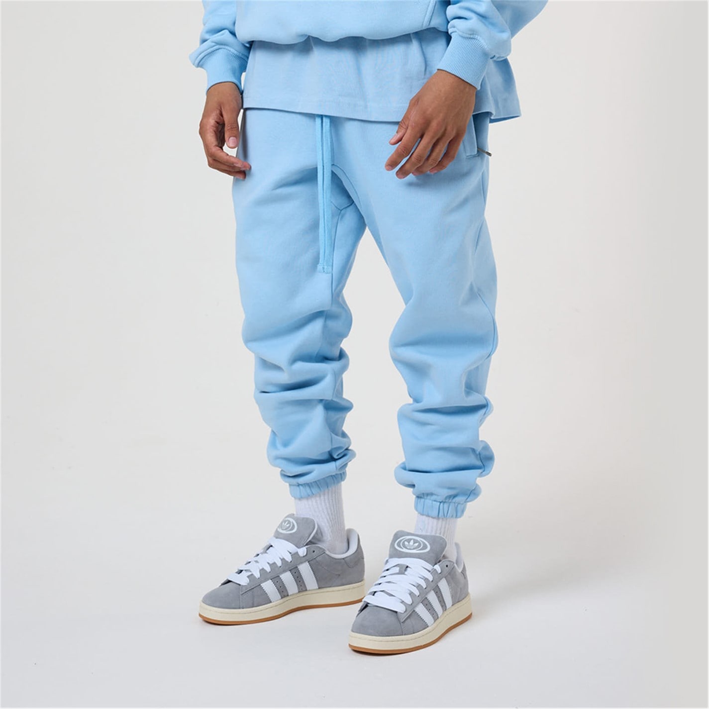 Tepláky TELA CRUZ Placid Blue 7637689 Men's Closed Hem Fleece Jogging Bottoms - 1