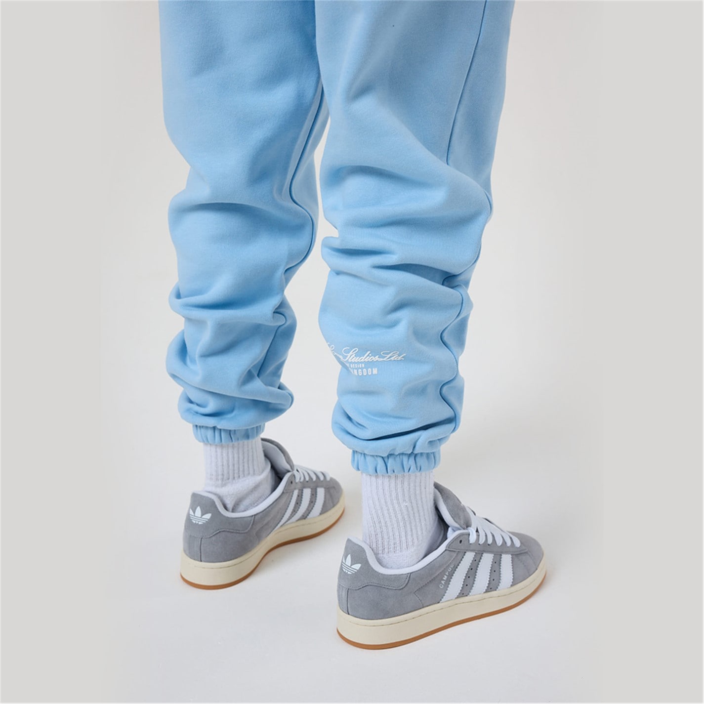 Tepláky TELA CRUZ Placid Blue 7637689 Men's Closed Hem Fleece Jogging Bottoms - 3