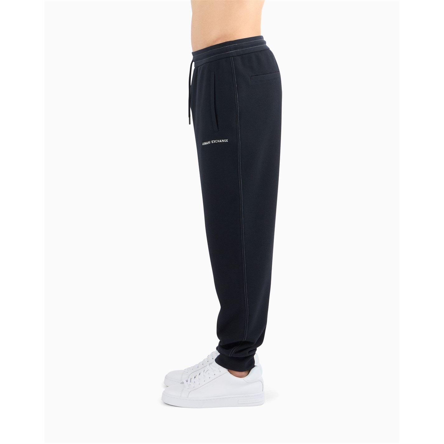 Tepláky Armani Exchange Deep Navy 5566494 Men's Closed Hem Fleece Joggers - 2