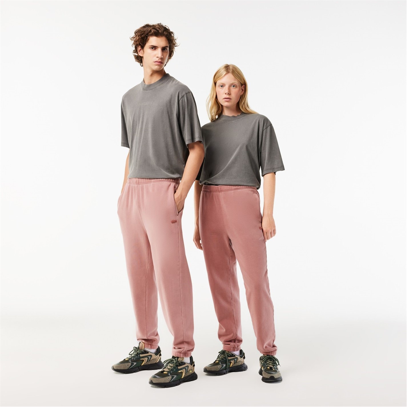Tepláky LACOSTE Eco Rose Dawn 3421751 Men's Closed Hem Fleece Joggers - 1