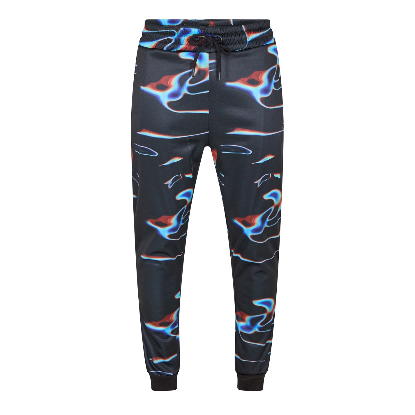 Tepláky Criminal Damage Black 8117301 Men's Warped Closed Hem Fleece Joggers - 1