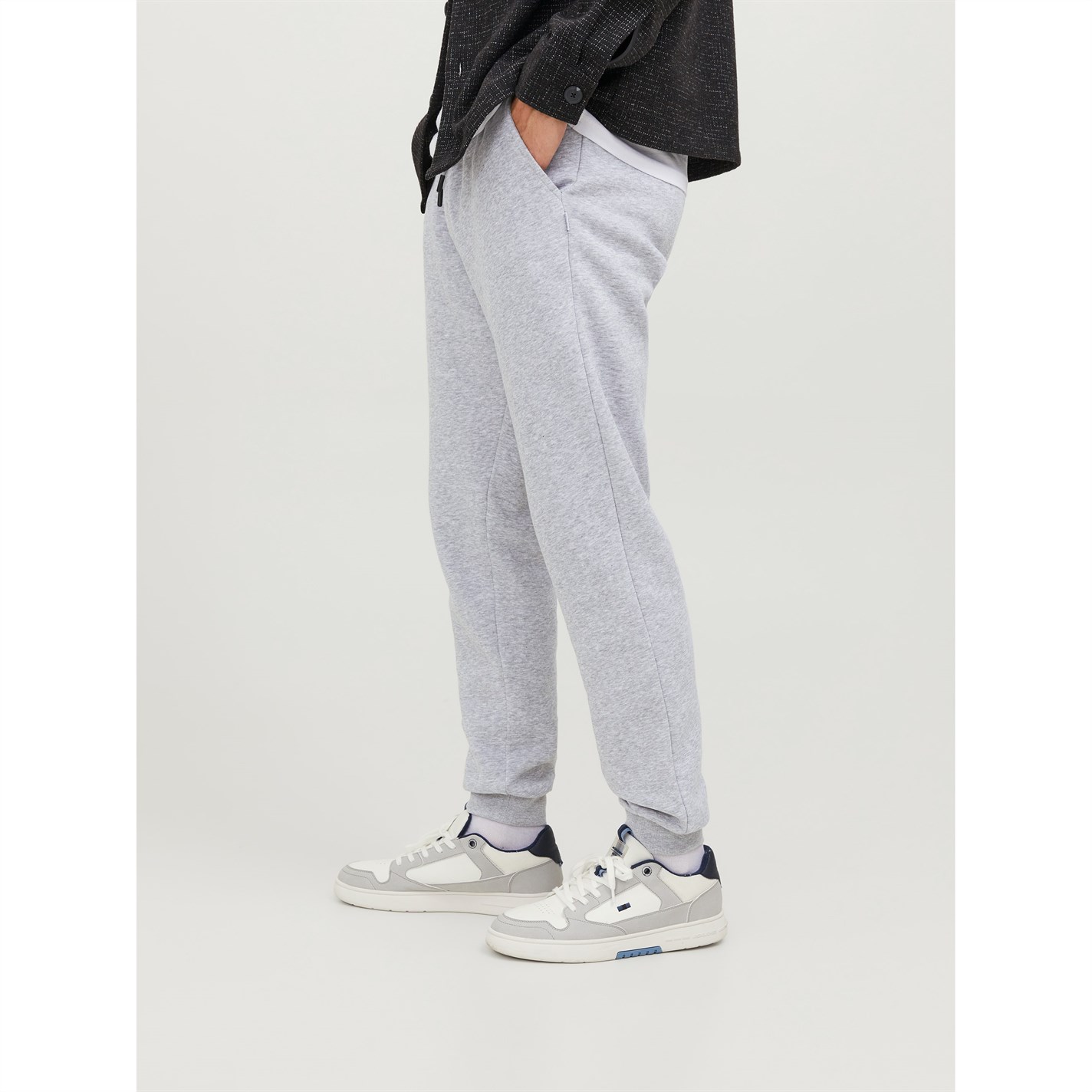 Tepláky Jack and Jones Light Grey 8264886 Bradley Cuffed Jogging Bottoms - 2