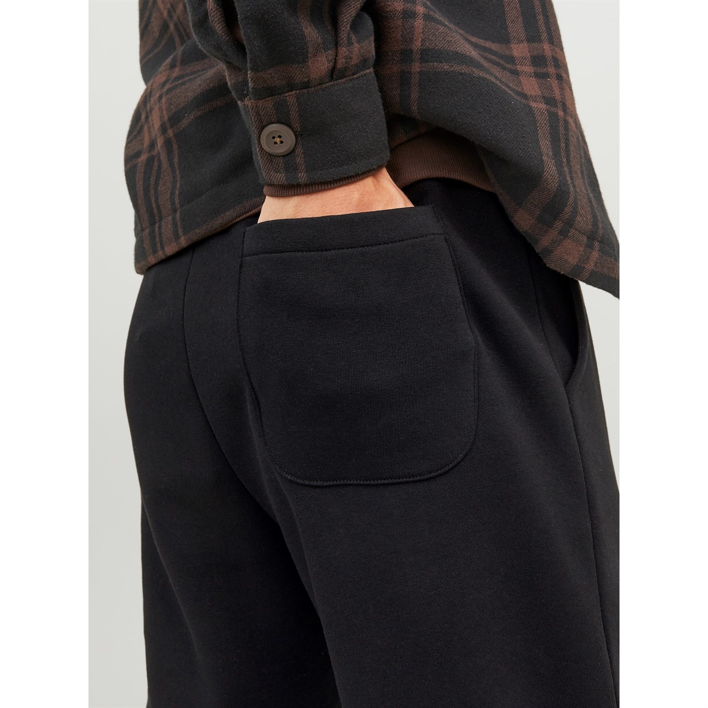 Tepláky Jack and Jones Black 3784285 Bradley Cuffed Jogging Bottoms - 4