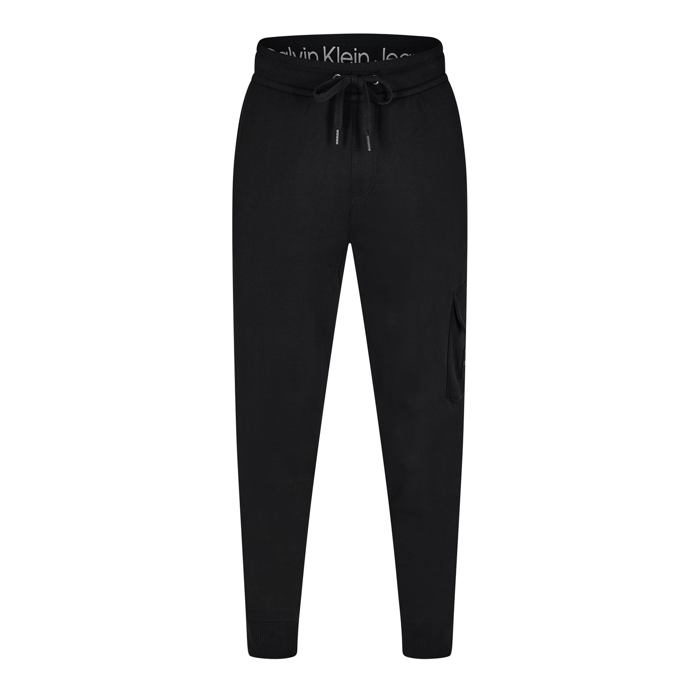 Tepláky Calvin Klein Jeans Black 1485253 Logo-Patch Track Pants - 1