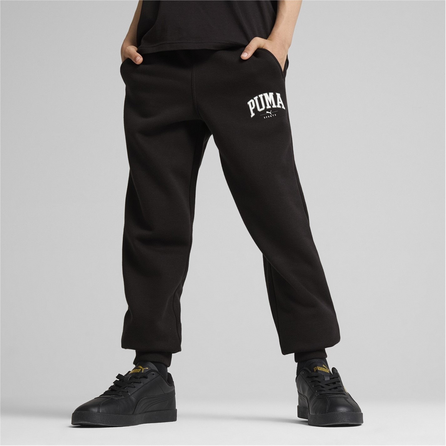 Dětské tepláky Puma Puma Black 2443283 Unisex Kids' Squad Closed Hem Fleece Joggers - 2