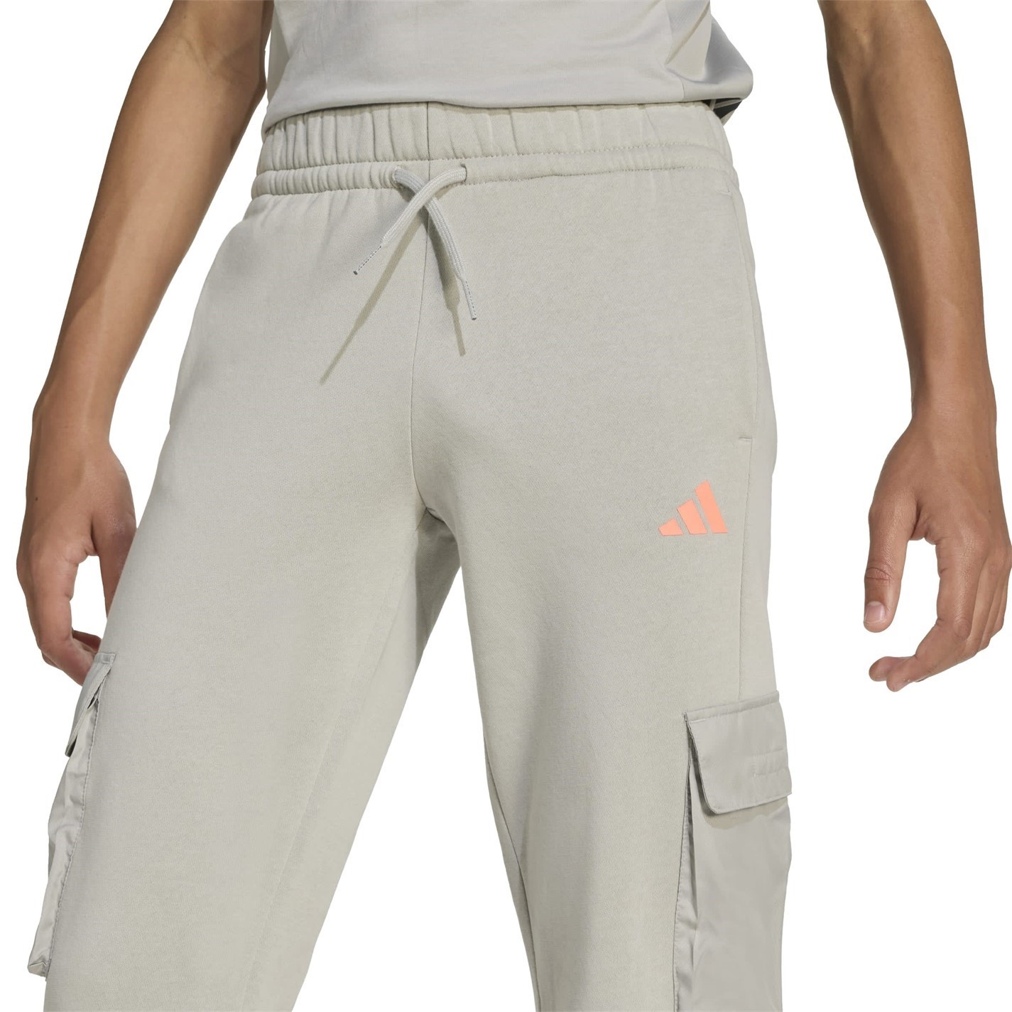 Dětské tepláky adidas Grey 456295 Utility Fleece Cargo Joggers Juniors - 7