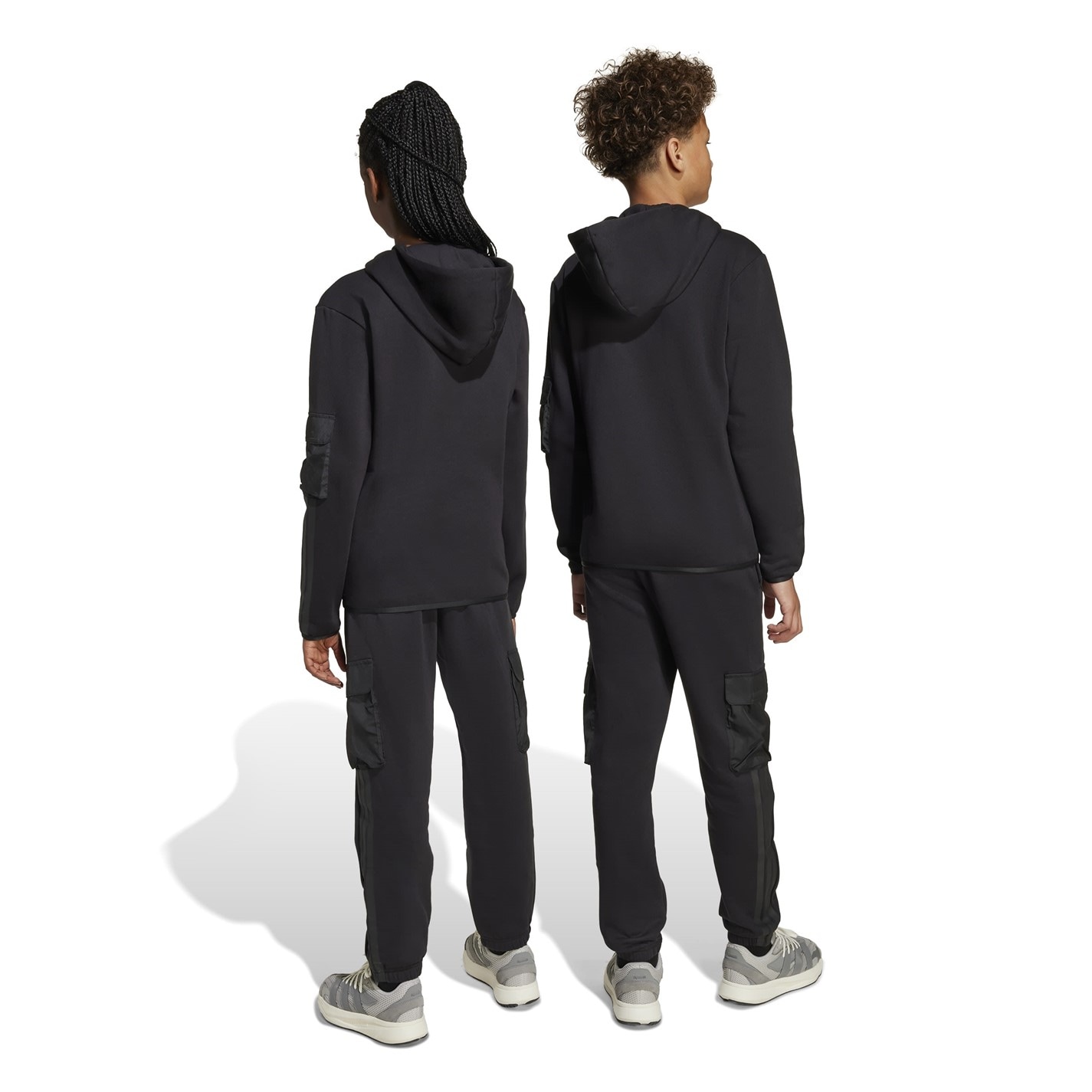 Dětské tepláky adidas Black 4945188 Utility Fleece Cargo Joggers Juniors - 3