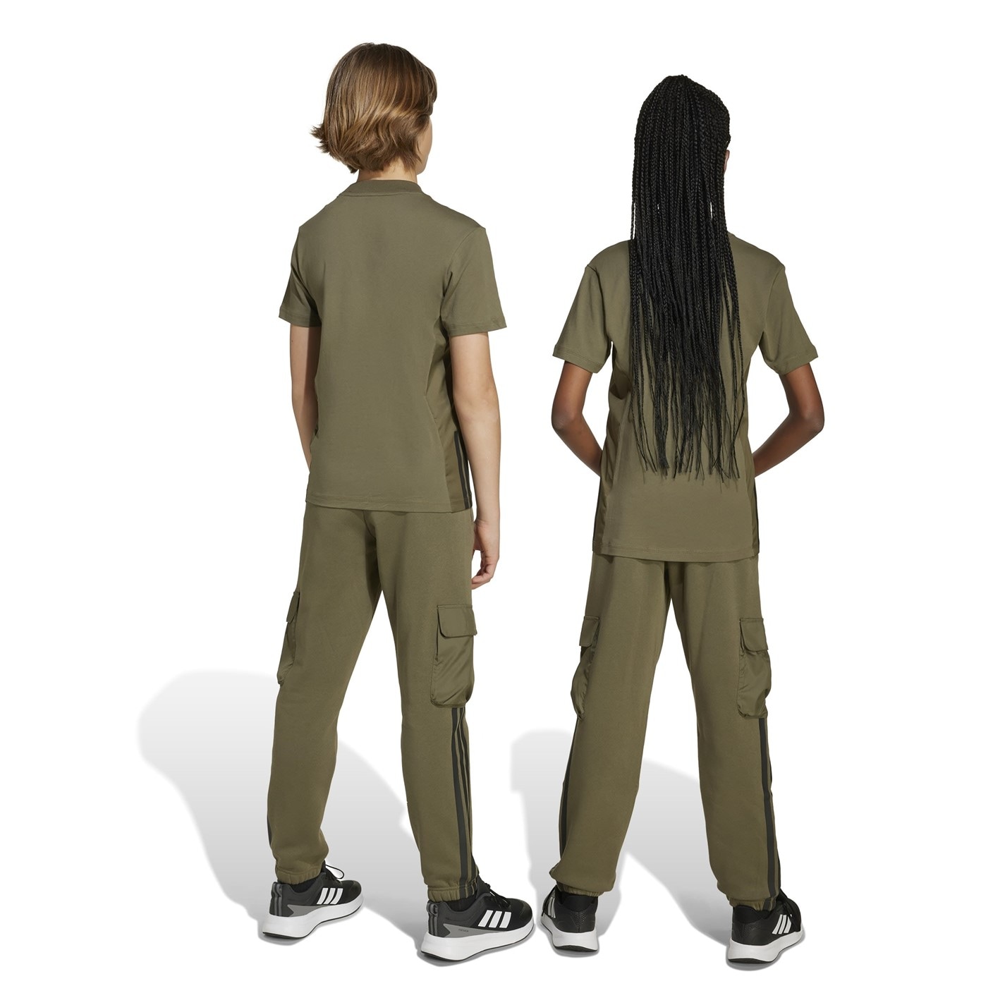 Dětské tepláky adidas Khaki 183734 Utility Fleece Cargo Joggers Juniors - 3