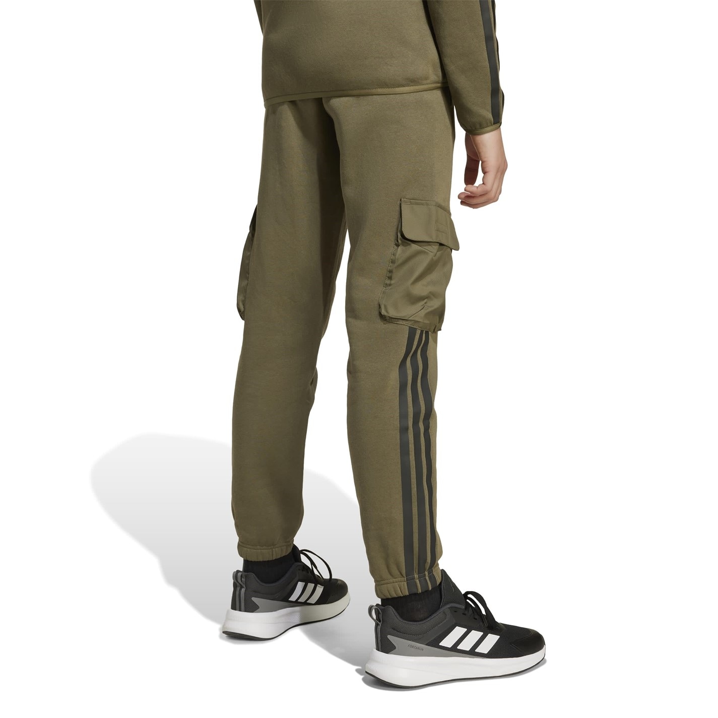 Dětské tepláky adidas Khaki 183734 Utility Fleece Cargo Joggers Juniors - 5