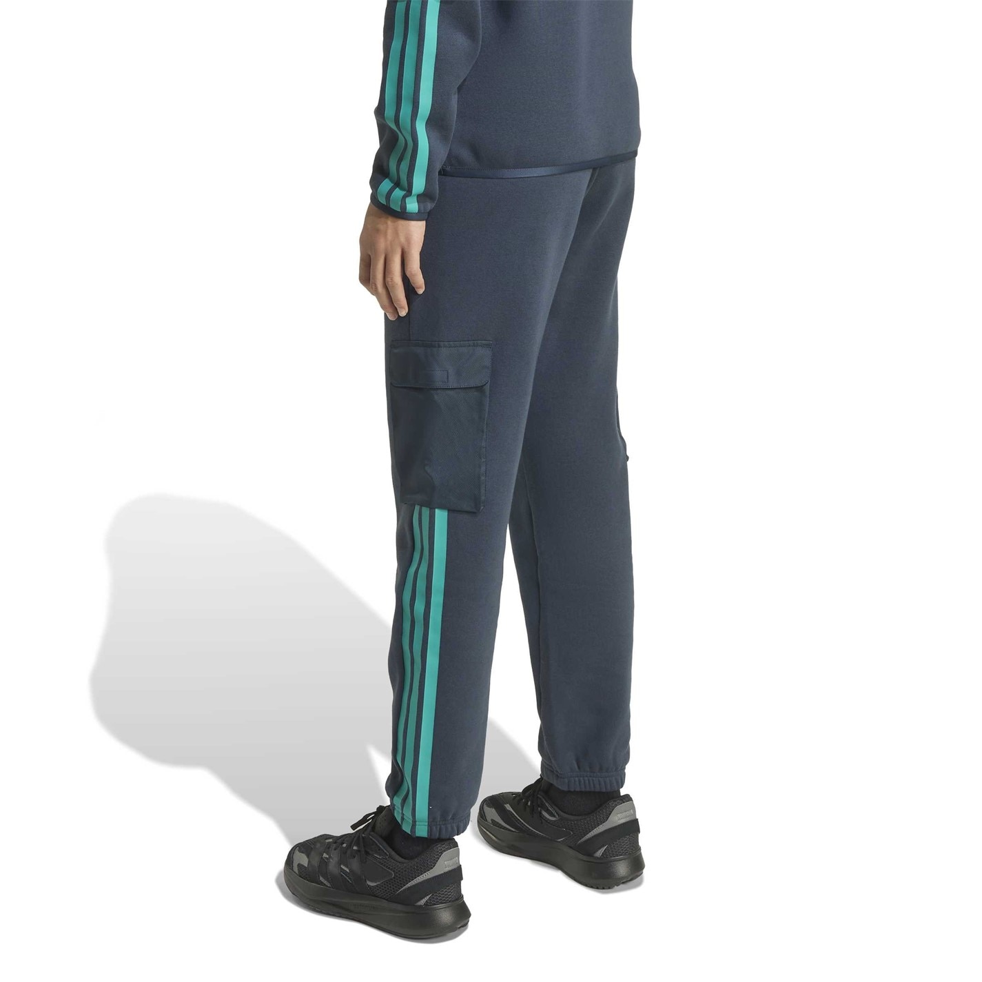 Dětské tepláky adidas Ink Blue 6480430 Utility Fleece Cargo Joggers Juniors - 5