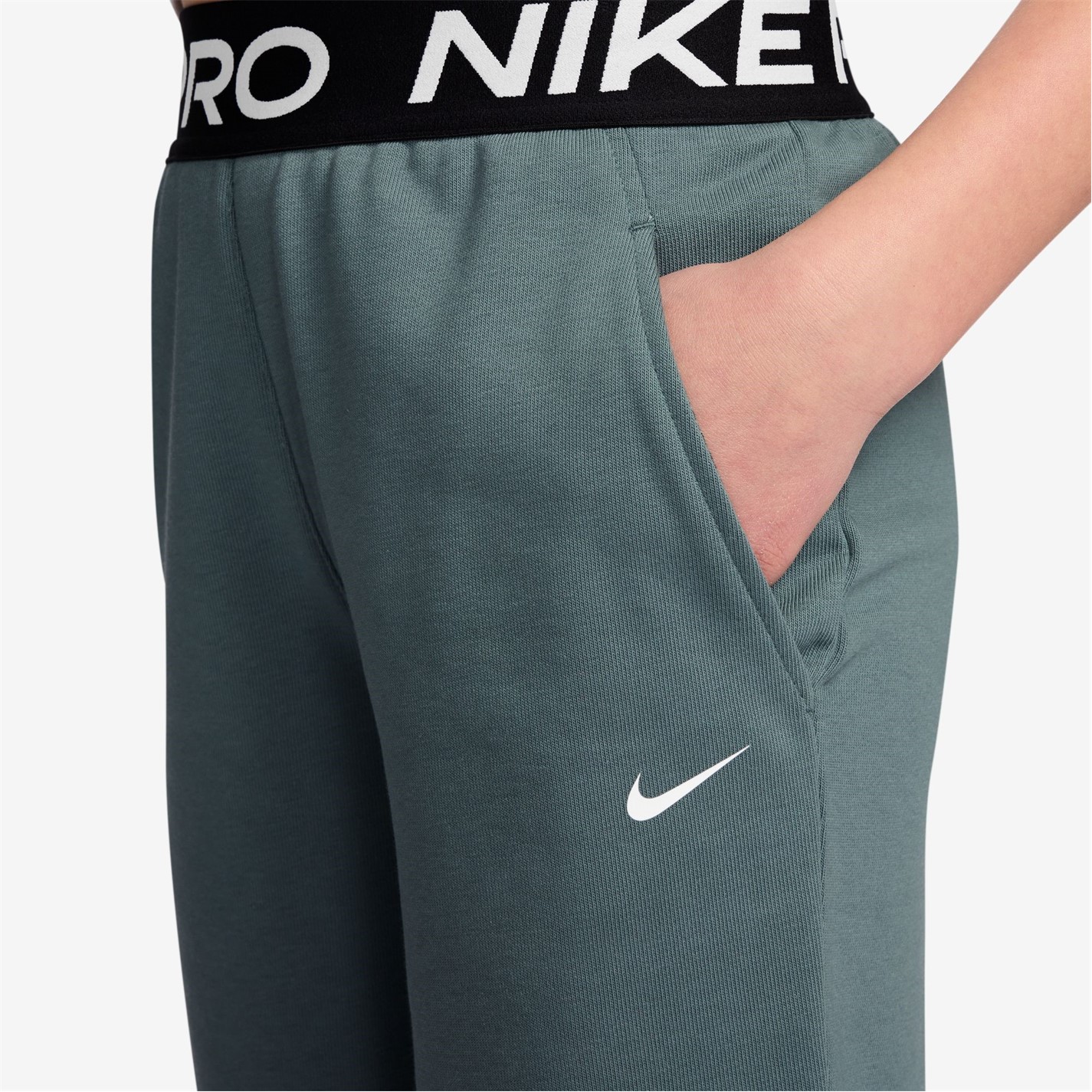 Nike Mineral Slate 5730525 Pro Dri-FIT Jogging Bottoms Juniors - 3