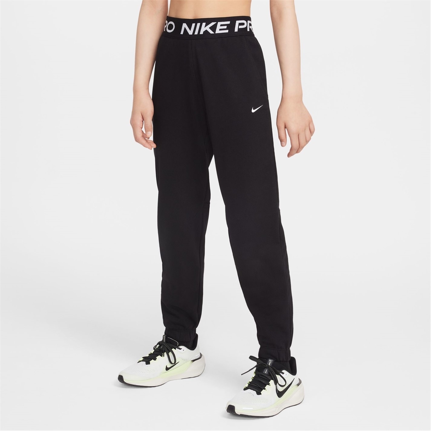 Nike Black 6438101 Pro Dri-FIT Jogging Bottoms Juniors - 1