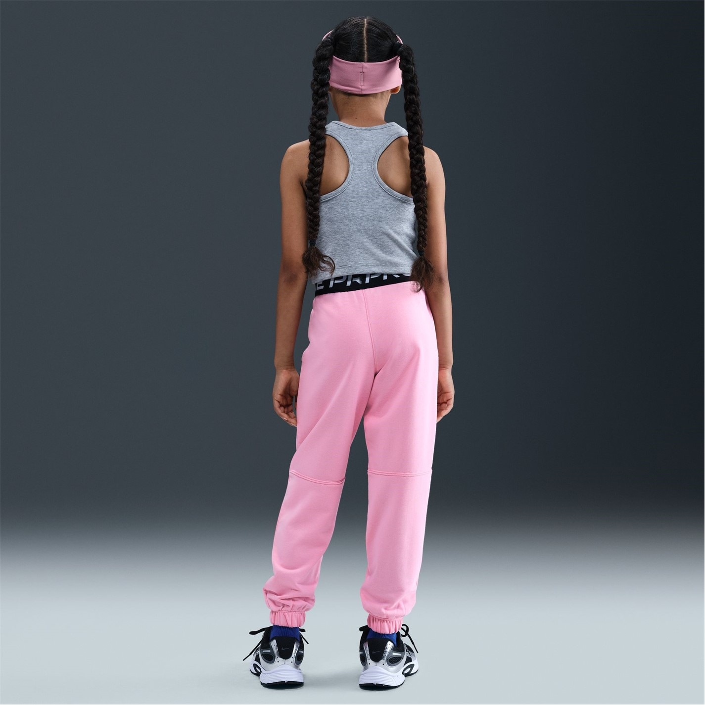 Nike Pink 7042501 Pro Dri-FIT Jogging Bottoms Juniors - 8