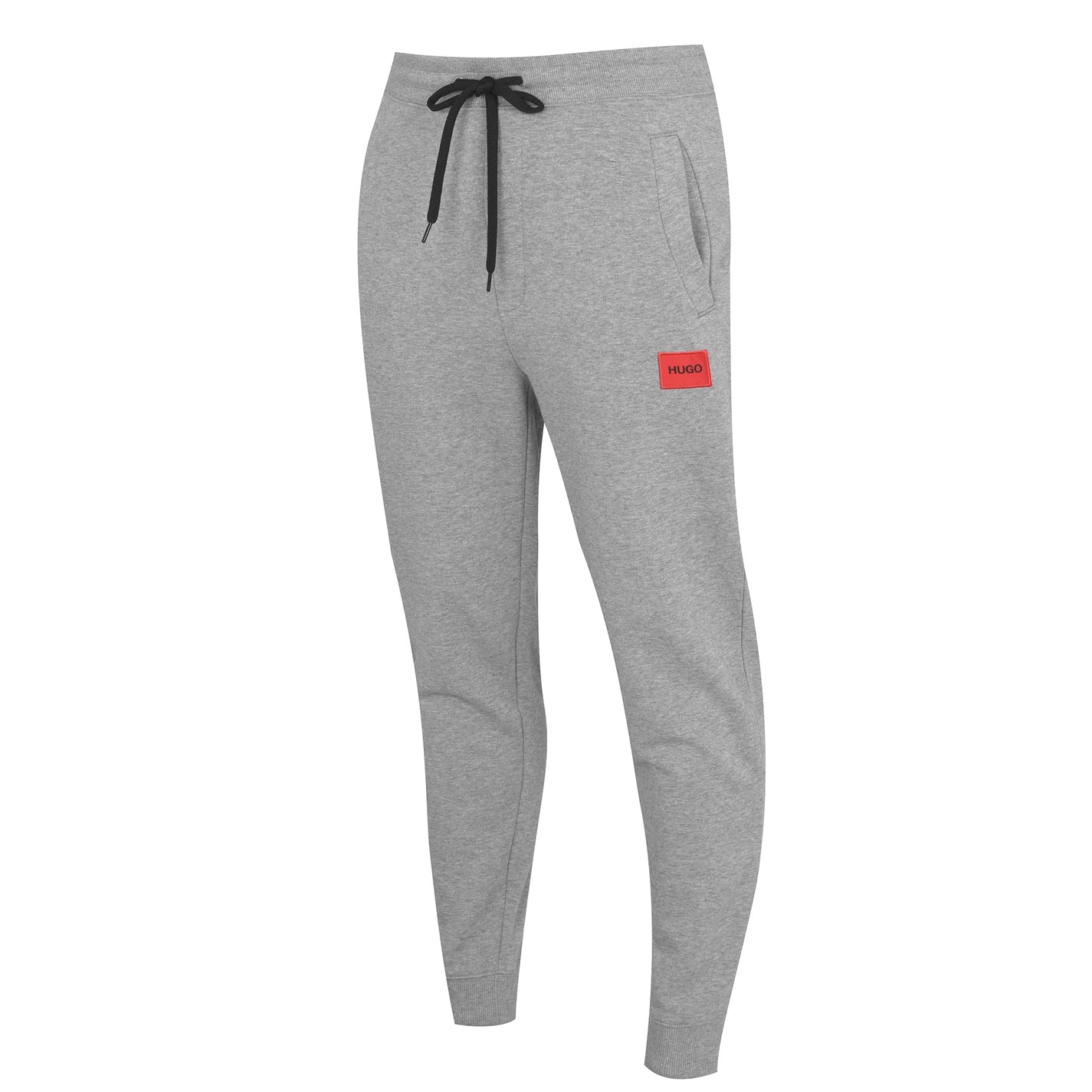 Kalhoty Hugo Grey 029 3426231 Mens HUGO Doak Closed Hem Jogging Bottoms with Logo Detail - 8