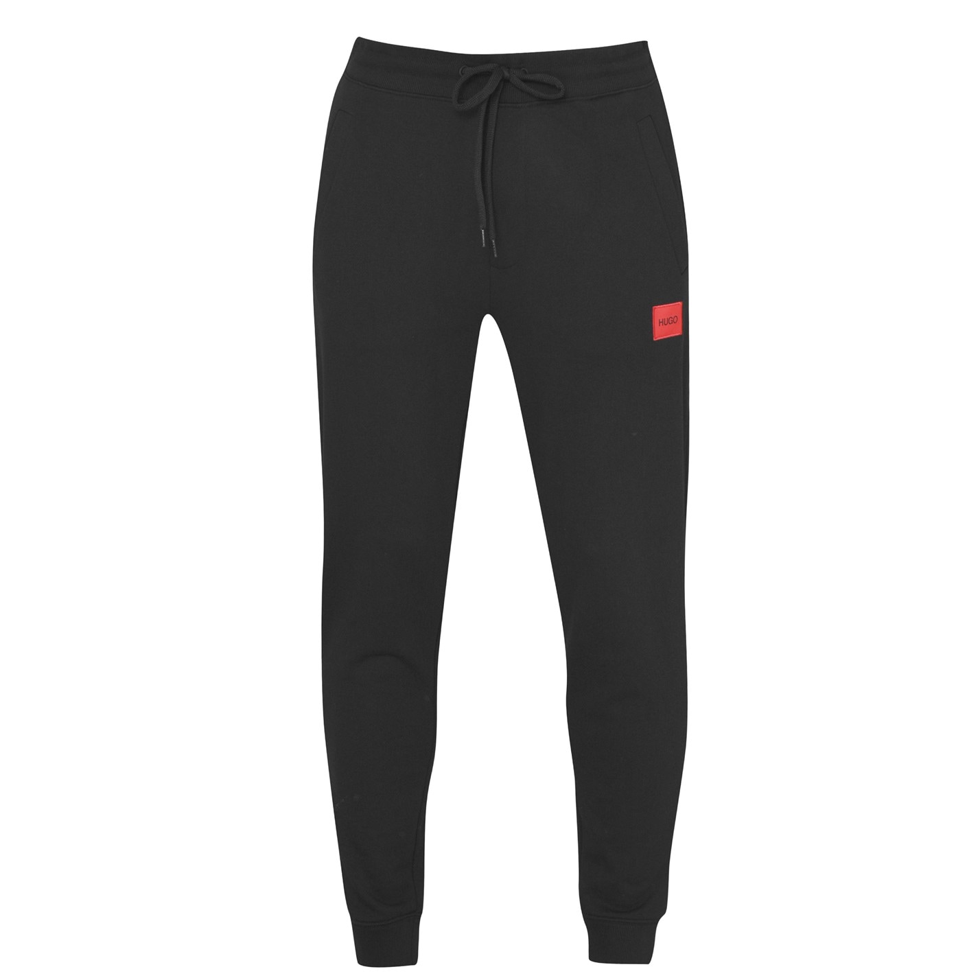 Kalhoty Hugo Black 001 8487307 Mens HUGO Doak Closed Hem Jogging Bottoms with Logo Detail - 5