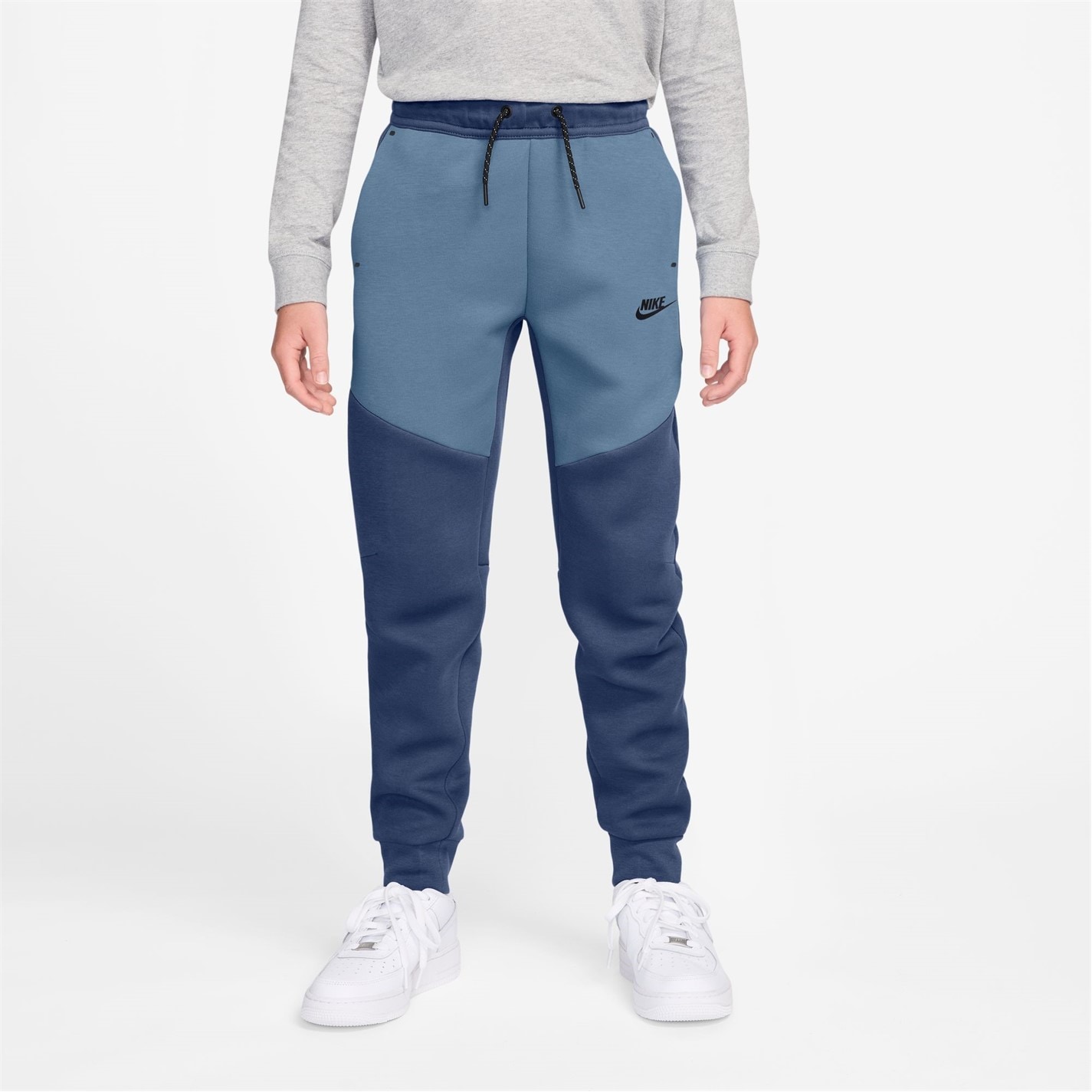 Nike Work Blue 3744381 Sportswear Tech Fleece Big Kids' Pants - 1
