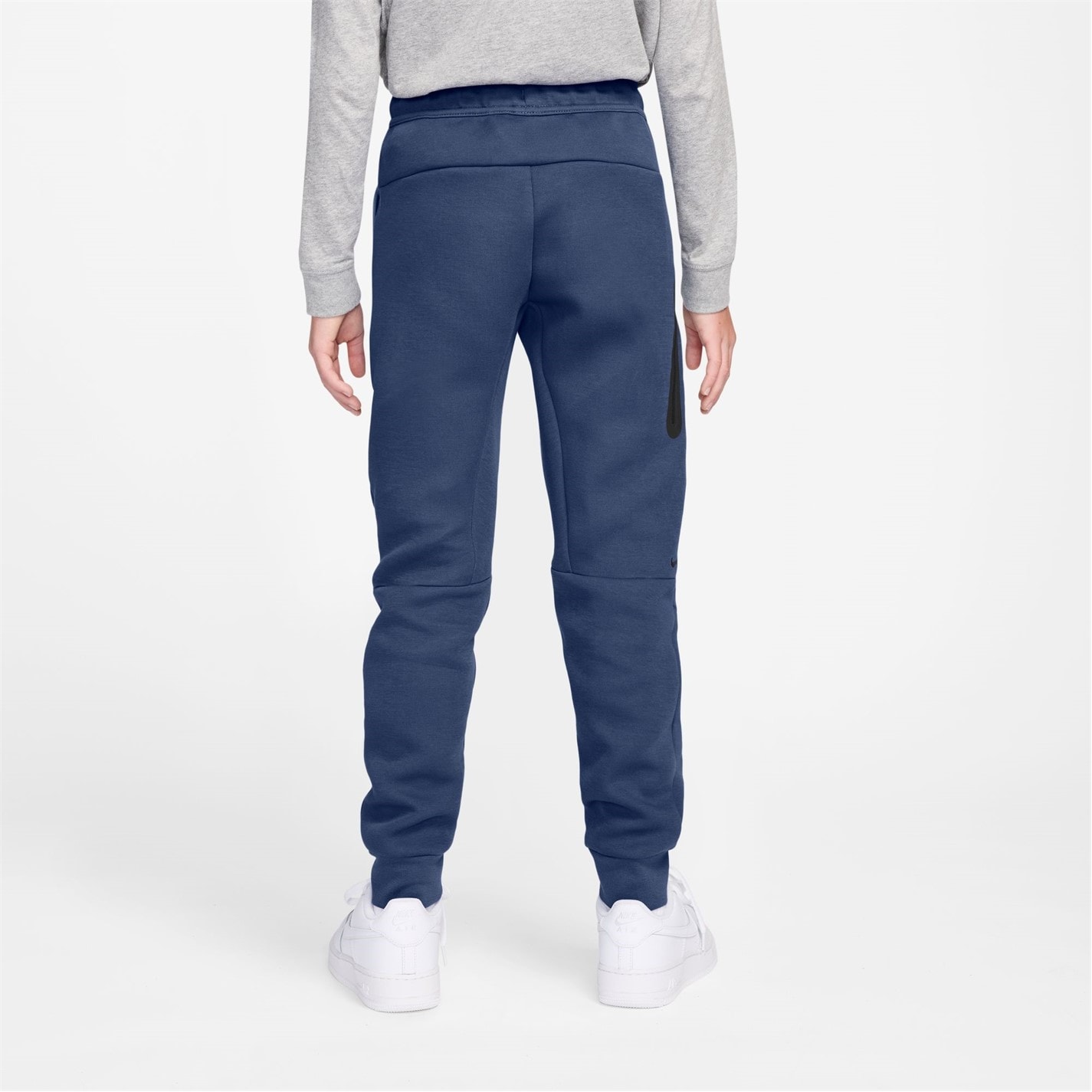 Nike Work Blue 3744381 Sportswear Tech Fleece Big Kids' Pants - 2