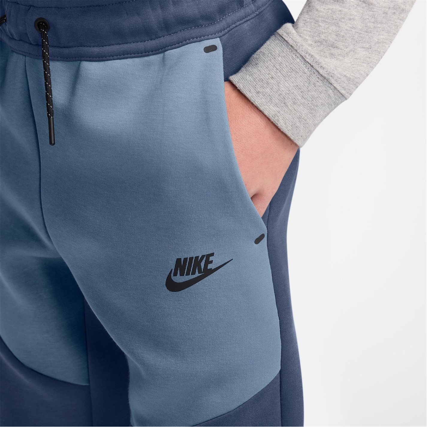 Nike Work Blue 3744381 Sportswear Tech Fleece Big Kids' Pants - 3