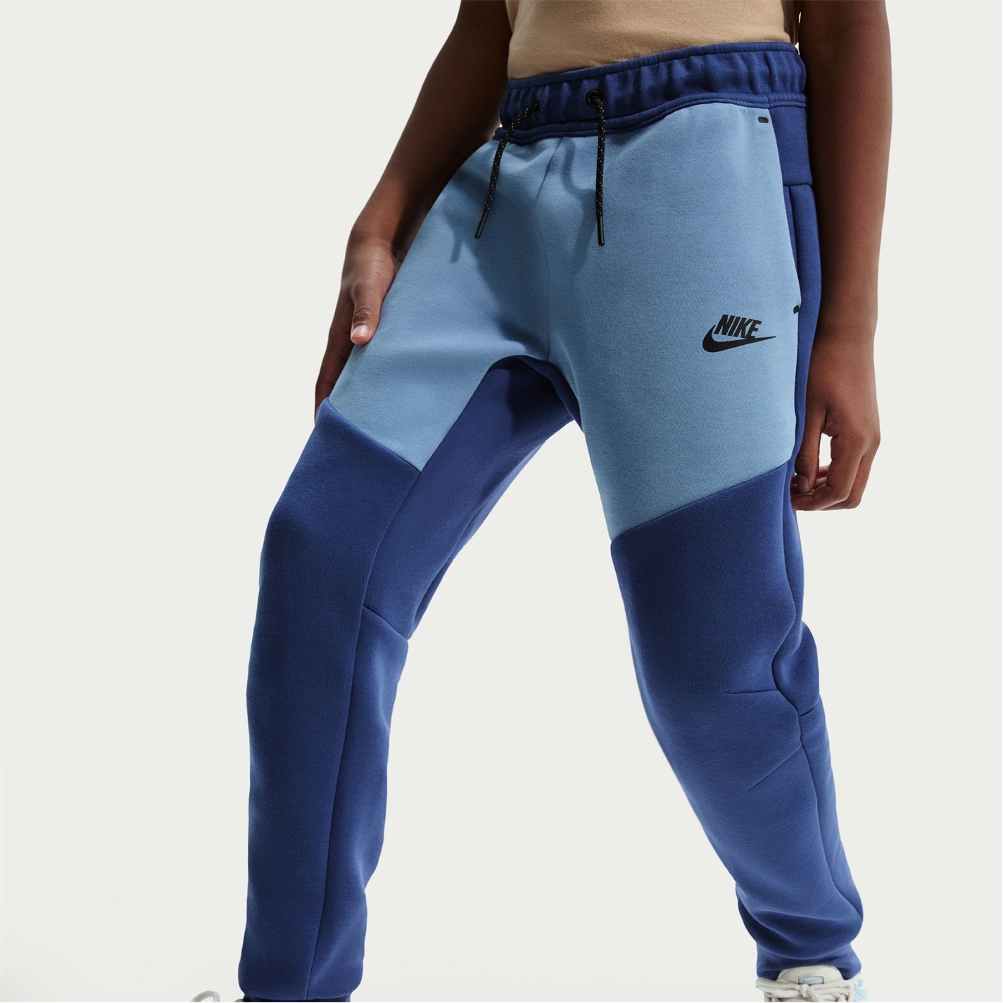 Nike Work Blue 3744381 Sportswear Tech Fleece Big Kids' Pants - 4