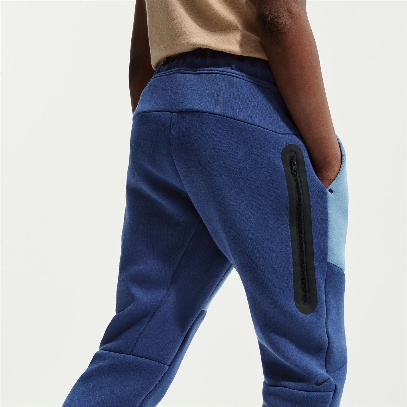Nike Work Blue 3744381 Sportswear Tech Fleece Big Kids' Pants - 5