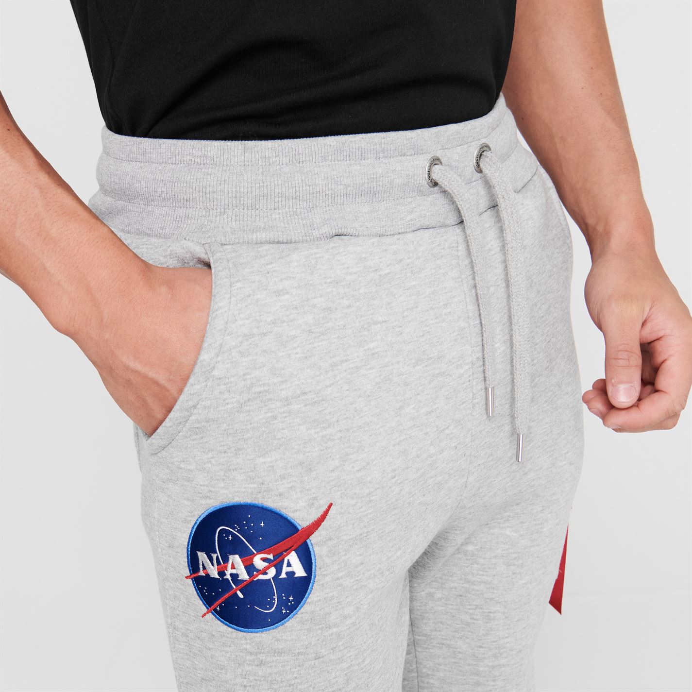 Tepláky Alpha Industries Grey Heather 17 1107428 NASA Cargo Sweat Jogger - 6