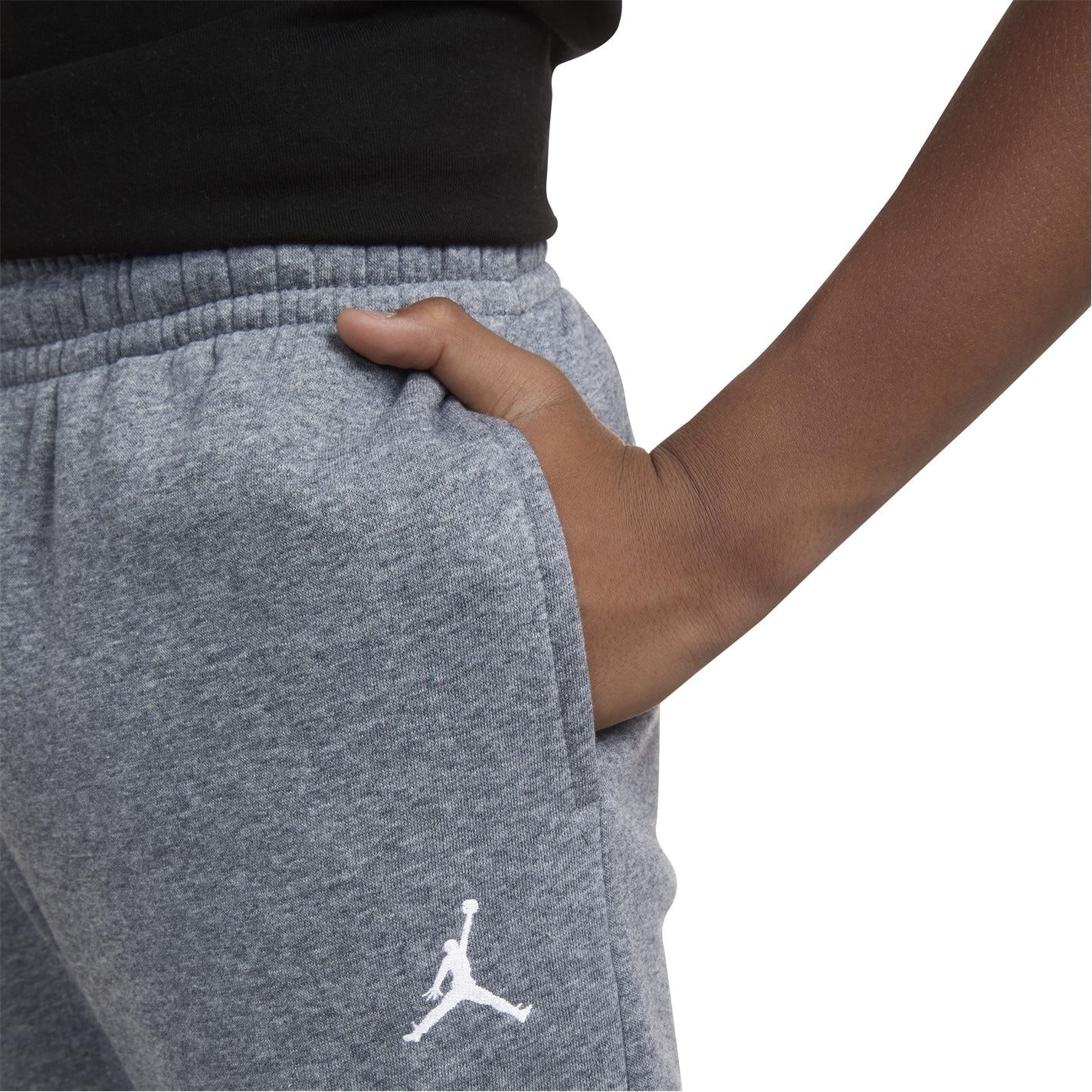 Air Jordan Grey Heather 7830093 JM Fleece Pants Junior Boys - 7