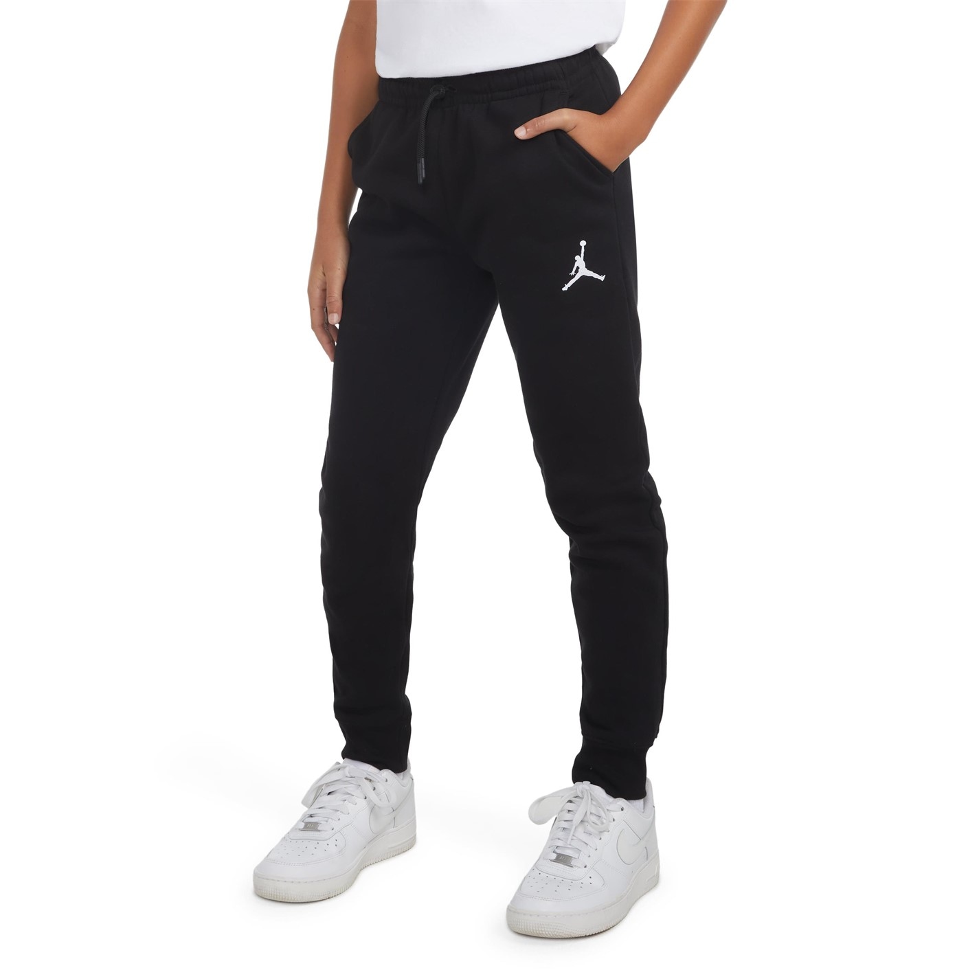 Air Jordan Black 6043160 JM Fleece Pants Junior Boys - 2