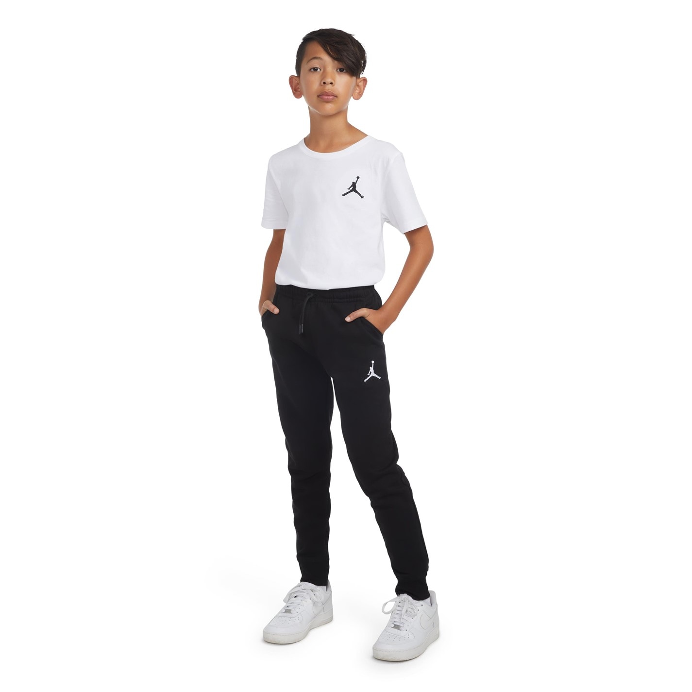 Air Jordan Black 6043160 JM Fleece Pants Junior Boys - 5