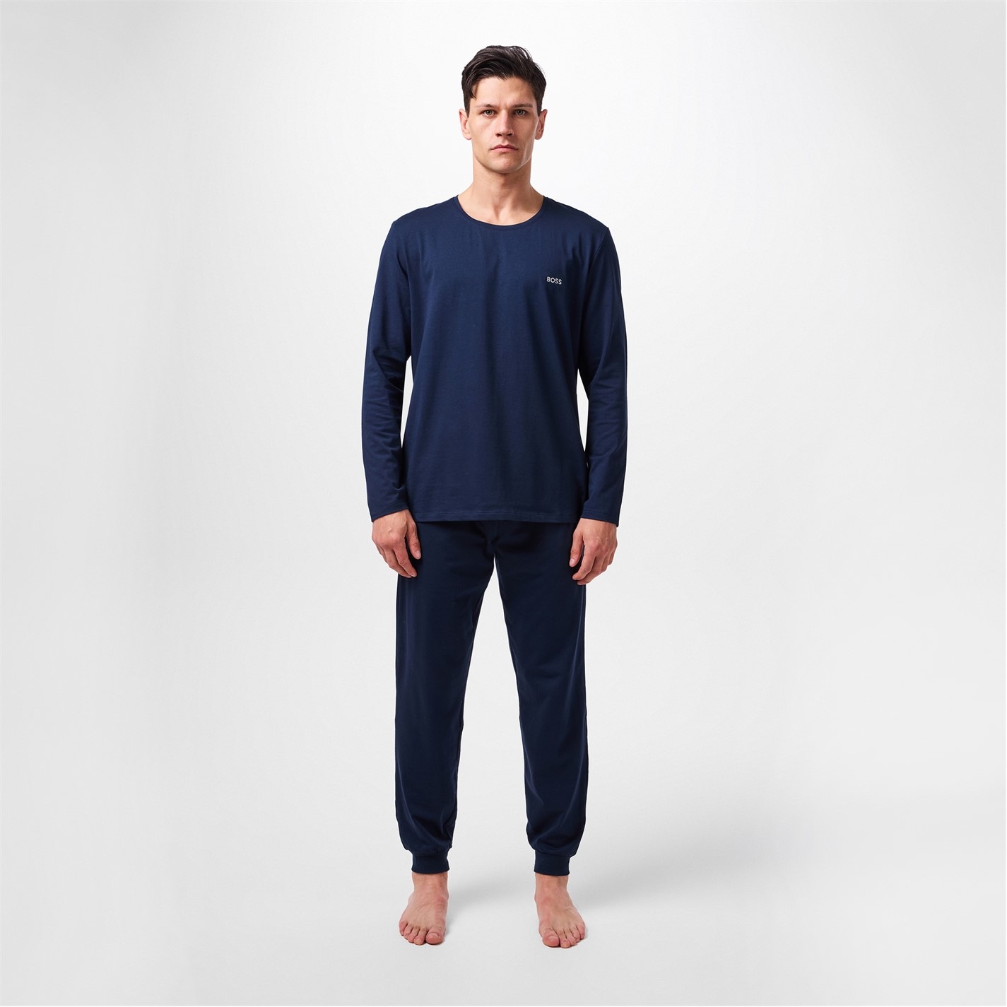 Tepláky Boss Navy 403 5472608 Mens BOSS Bodywear Drawstring Tracksuit Jogging Bottoms (Mix & Match) - 4