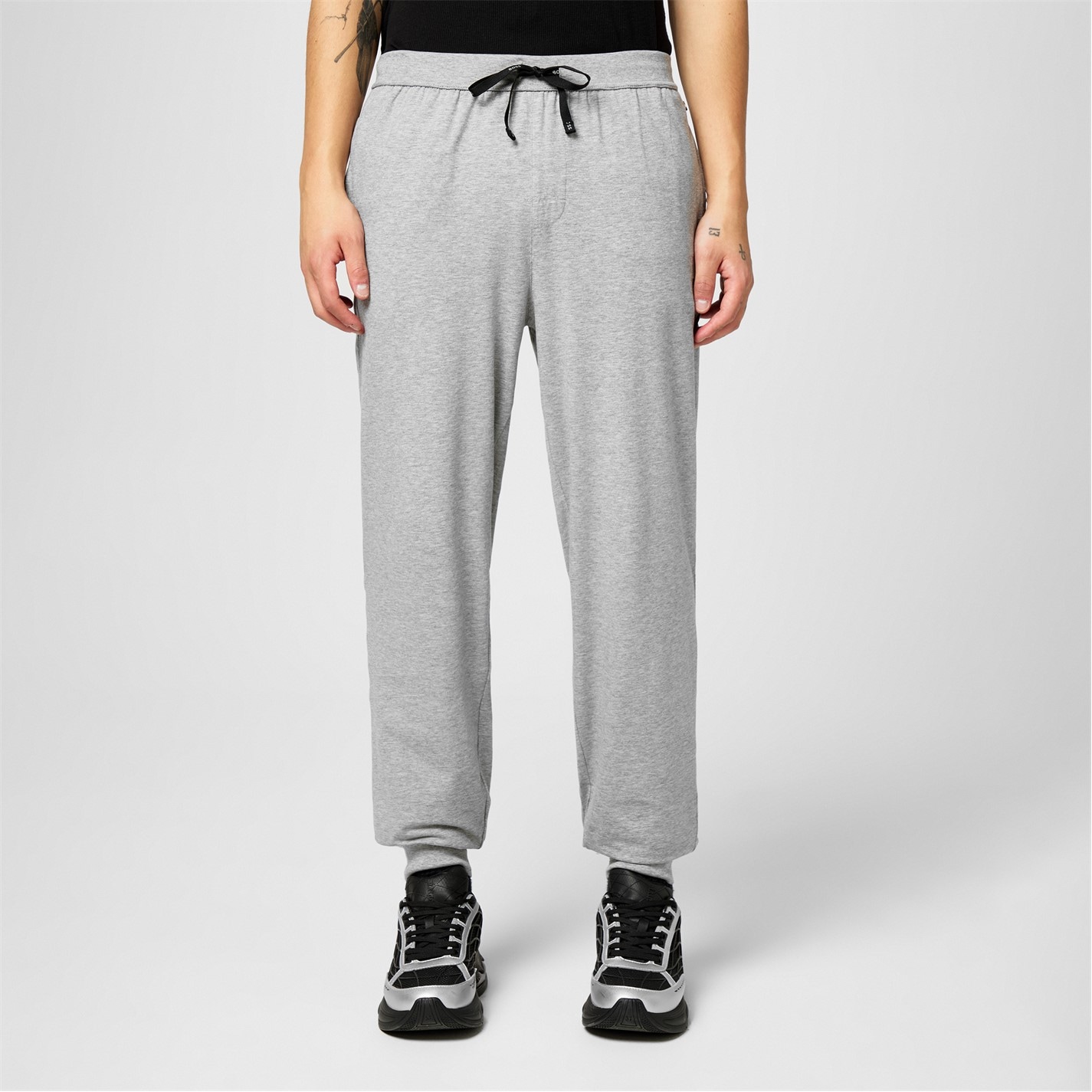 Tepláky Boss Medium Grey 033 9940254 Mens BOSS Bodywear Drawstring Tracksuit Jogging Bottoms (Mix & Match) - 1