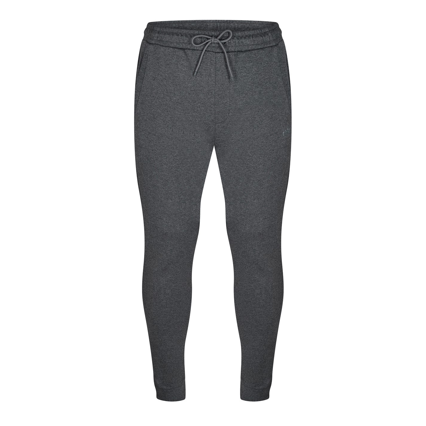 Tepláky Boss Grey 031 9365217 Men's HadikoCurve Jog Rubberised Logo Jogging Bottoms - 1