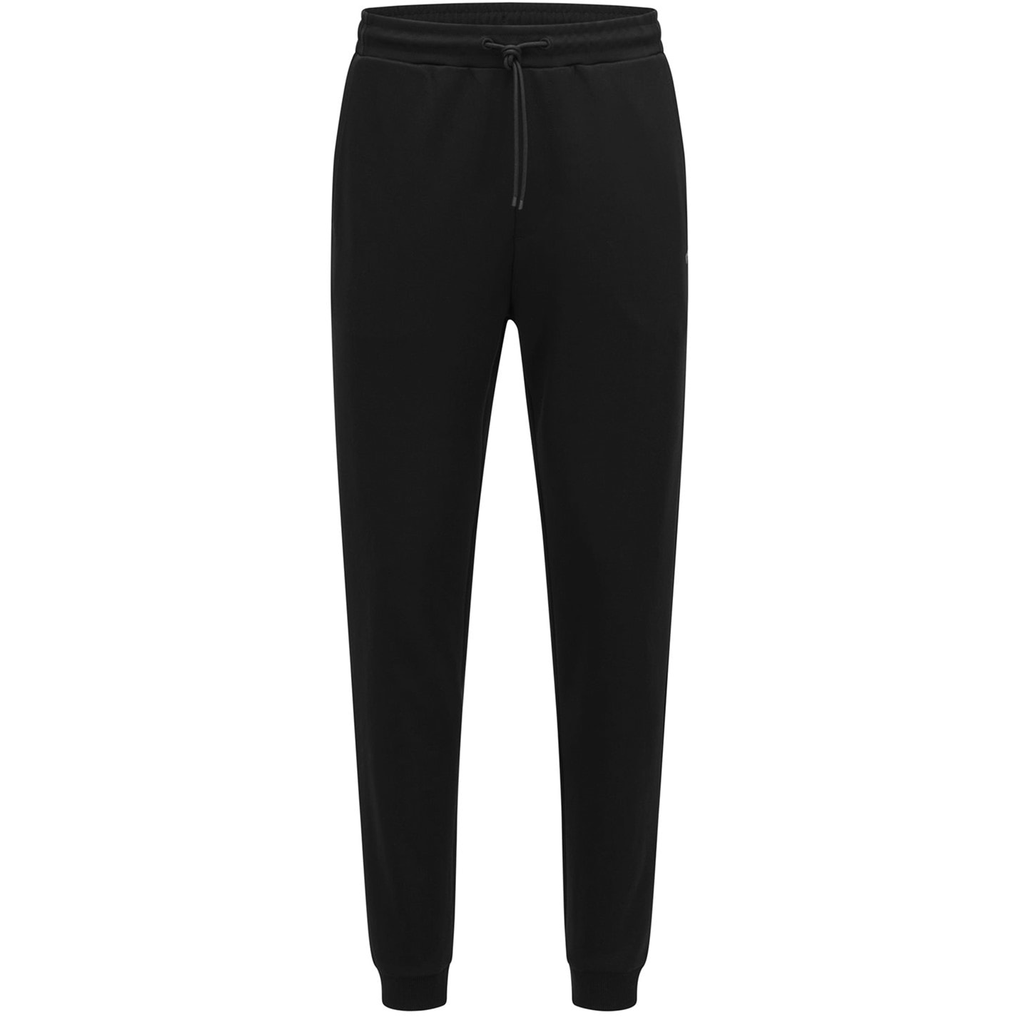 Kalhoty Boss Black 001 7480413 Men's HadikoCurve Jog Rubberised Logo Jogging Bottoms - 5