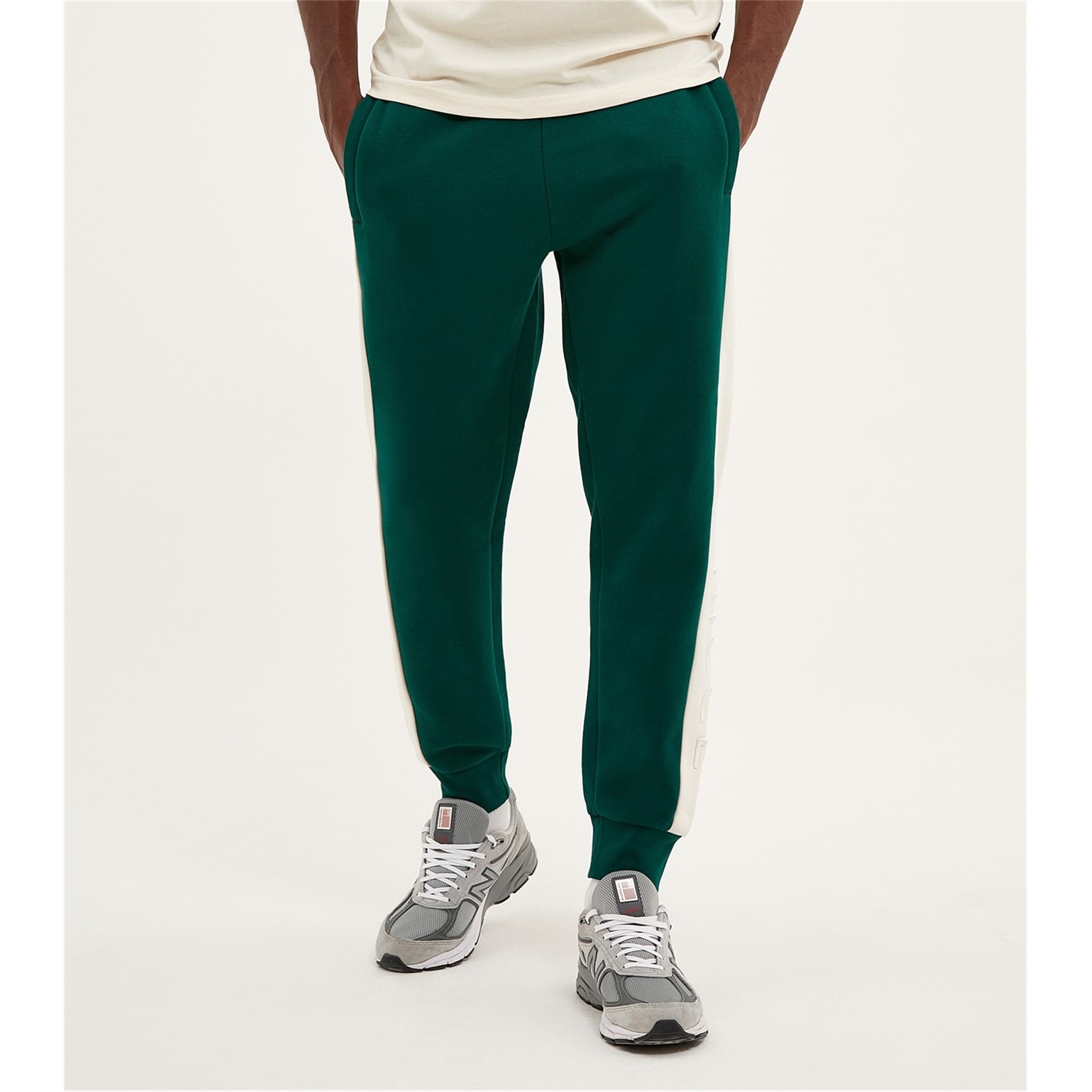 Tepláky Nicce Green 9999403 Mercury Stripe Jogging Bottoms Mens - 3