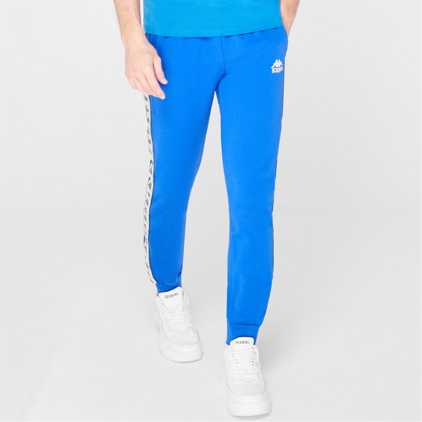 Tepláky Kappa Blue Royal AL3 8623770 Banda Jogging Bottoms Mens - 2